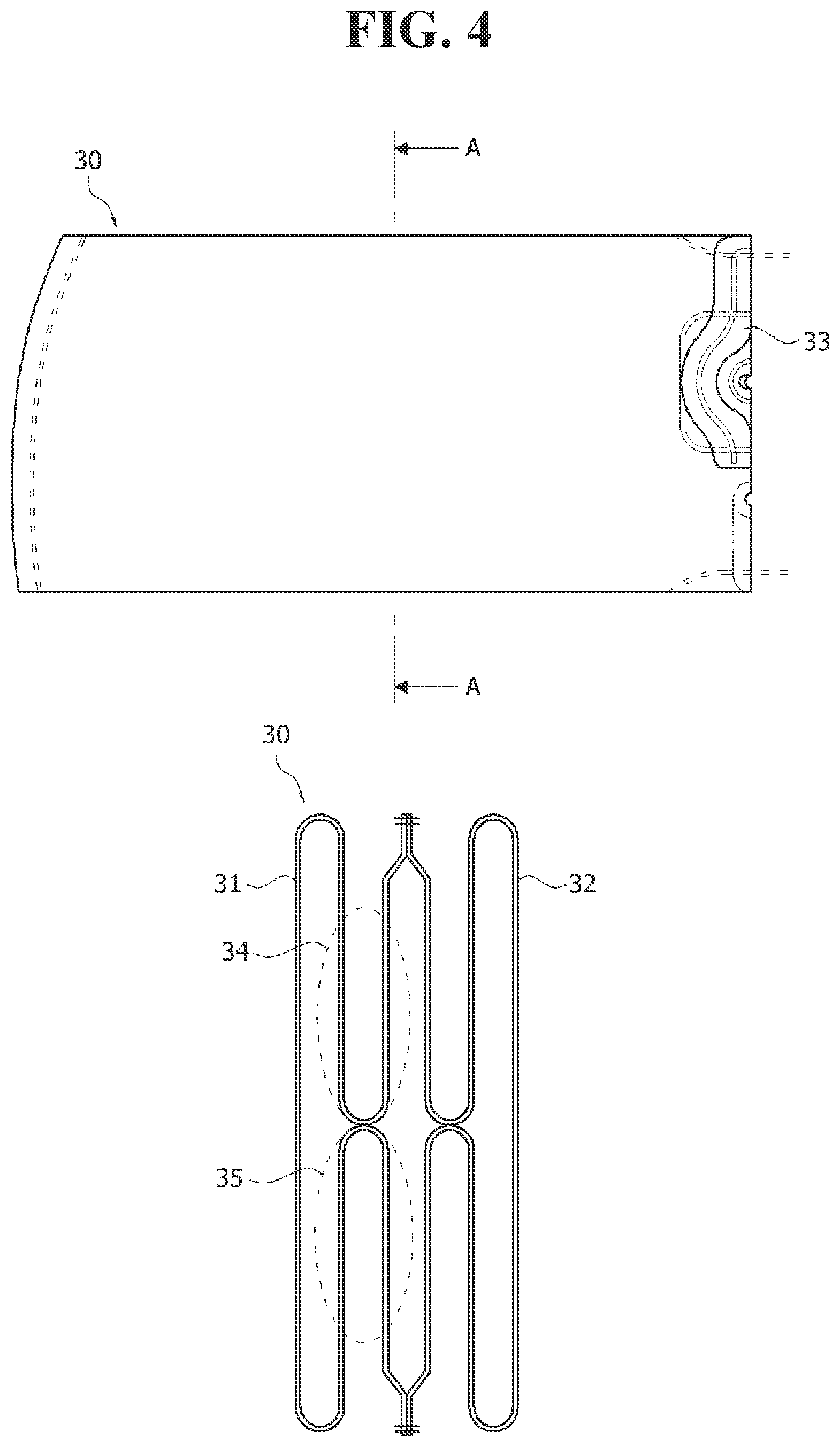 Patent US12090949 Figure 4 – Method of folding airbag cushion and airbag device