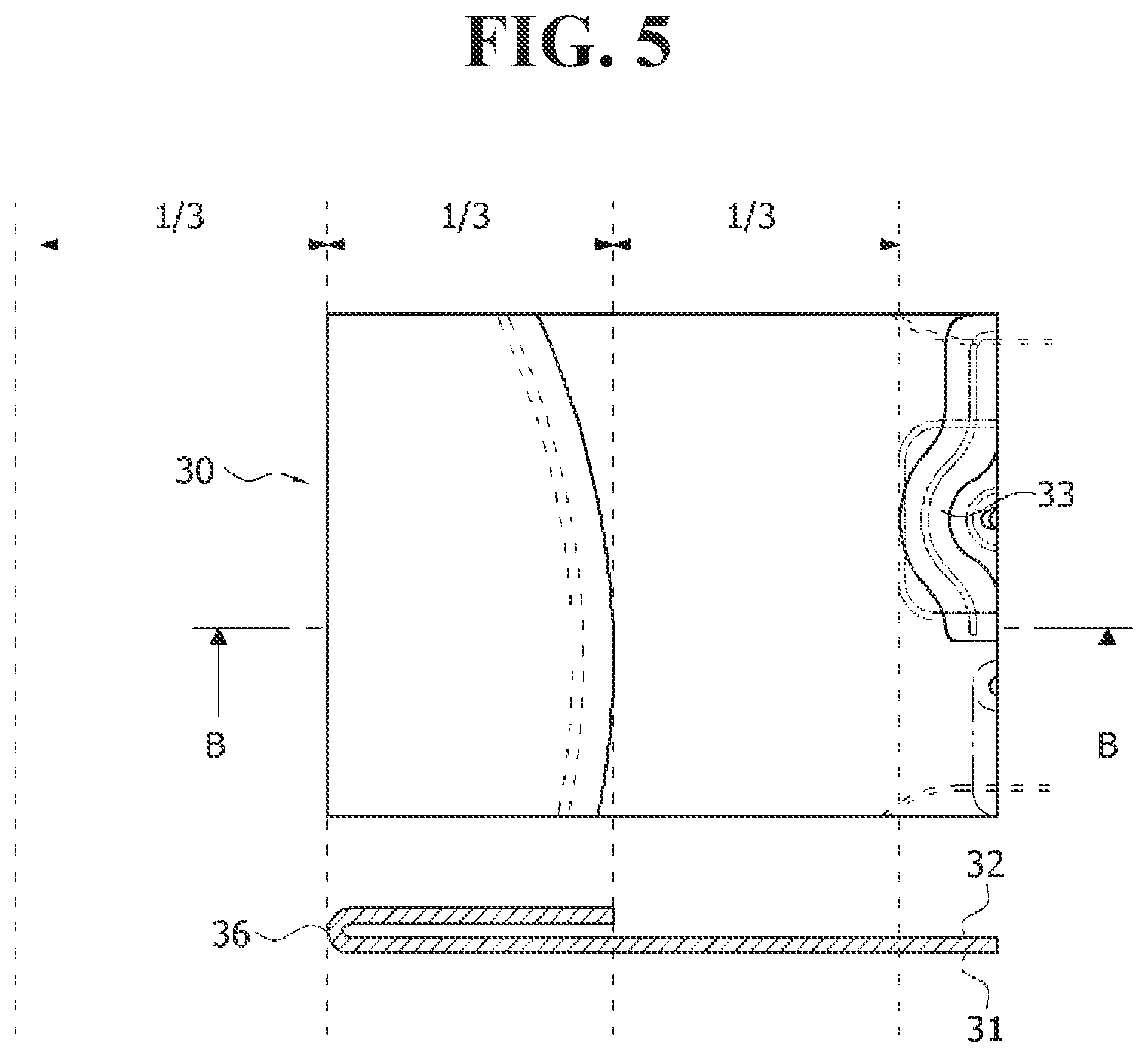 Patent US12090949 Figure 5 – Method of folding airbag cushion and airbag device