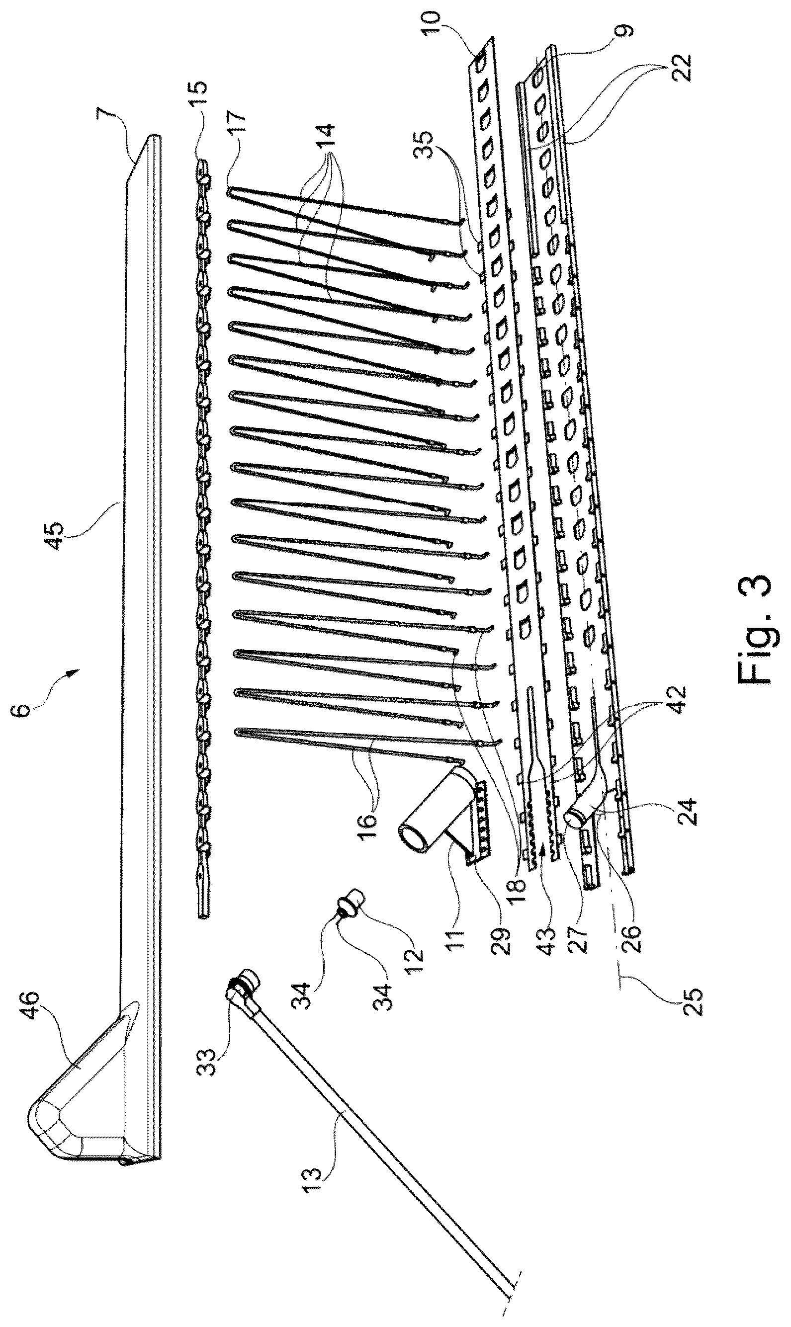 Patent US12090950 Figure 2 – Pedestrian protection device