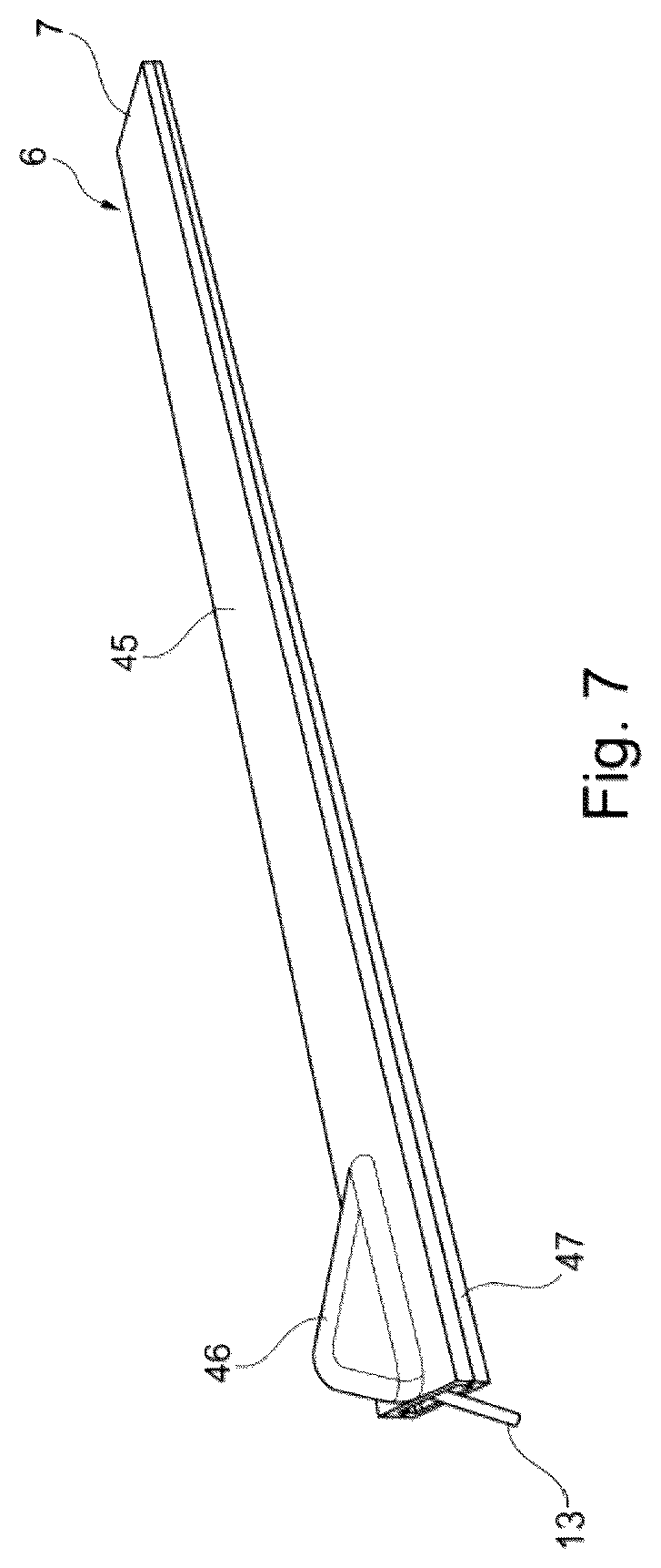 Patent US12090950 Figure 5 – Pedestrian protection device