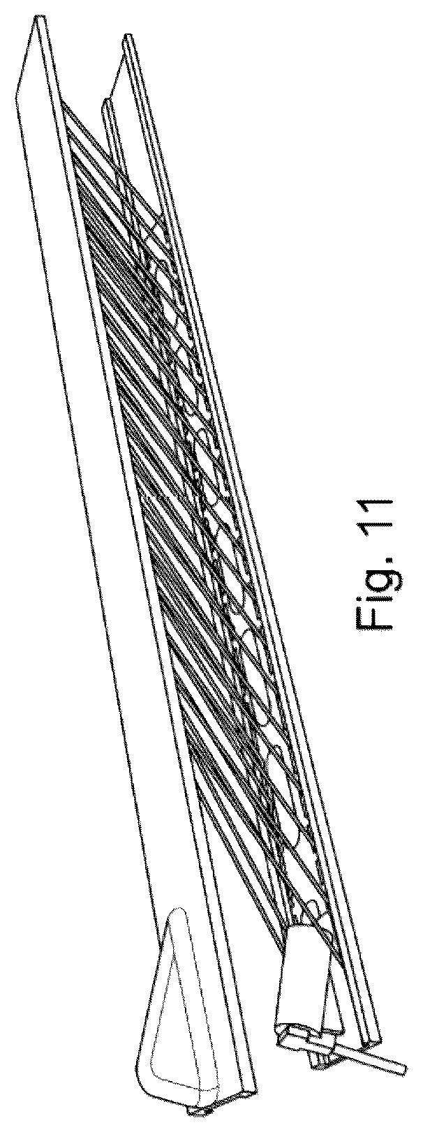 Patent US12090950 Figure 9 – Pedestrian protection device