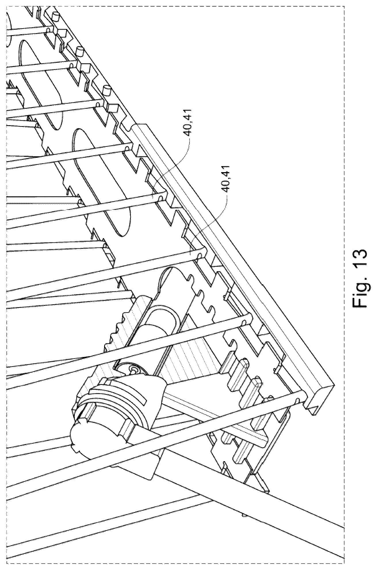 Patent US12090950 Figure 11 – Pedestrian protection device