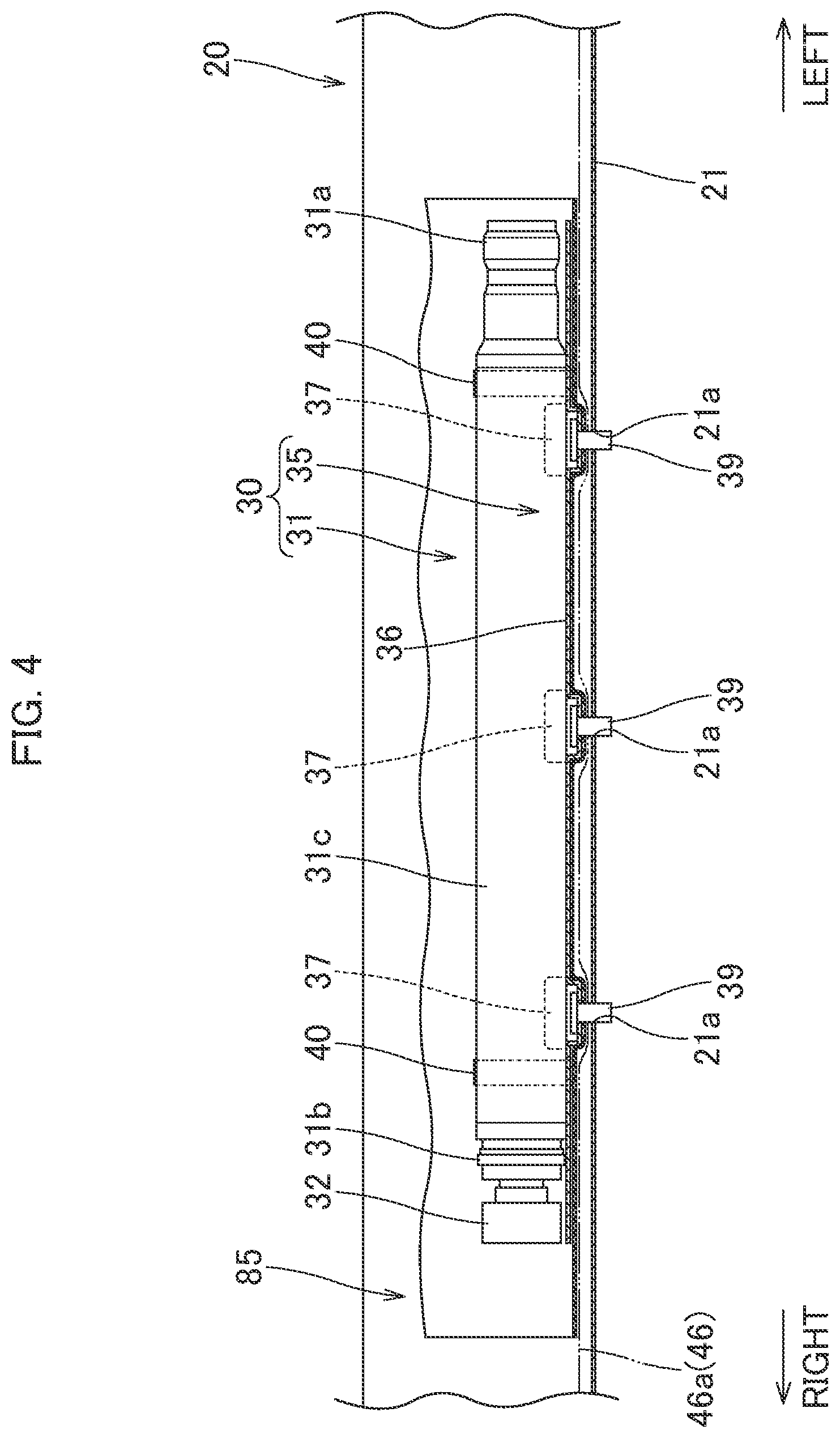 Patent US12090951 Figure 4 – Pedestrian airbag device