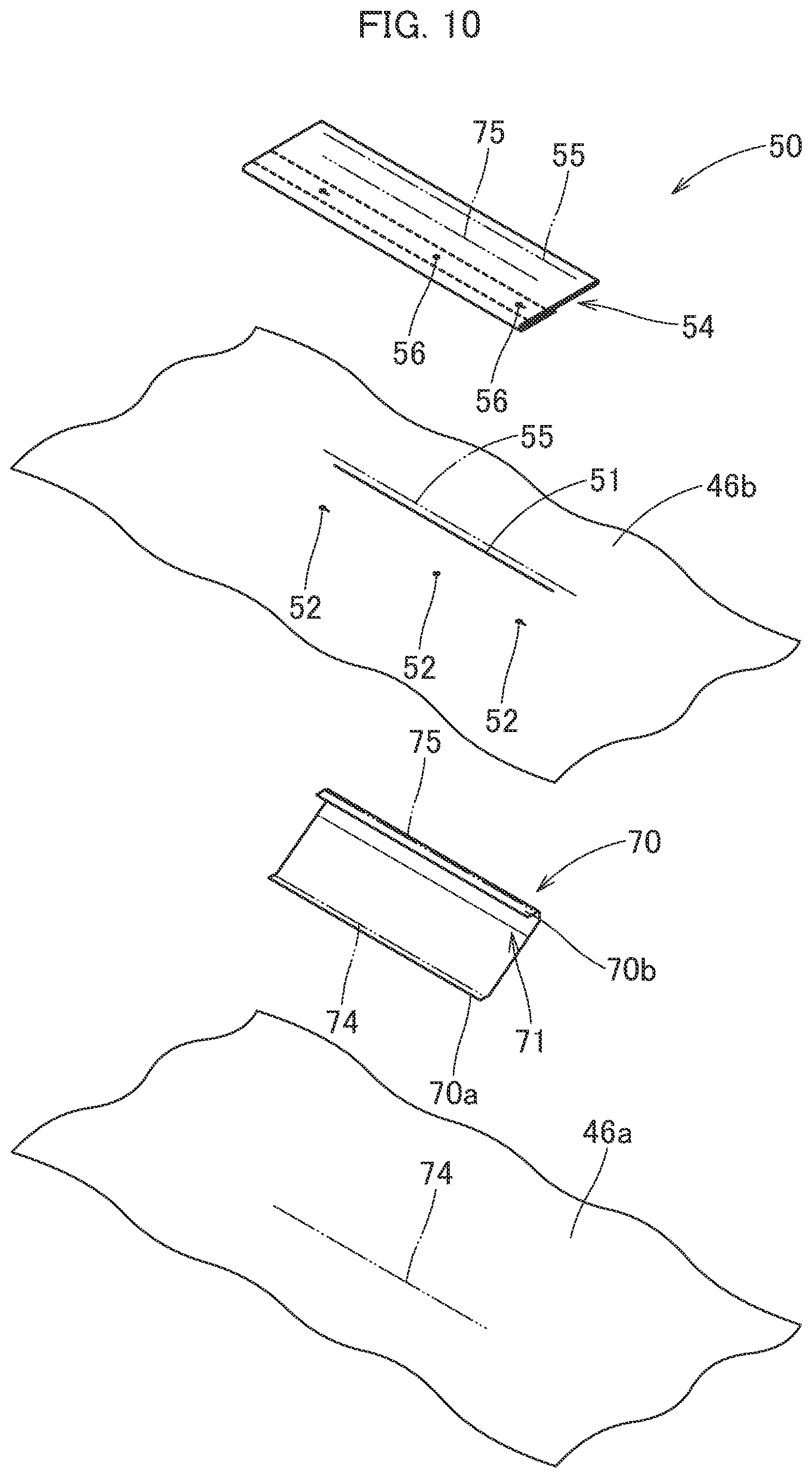 Patent US12090951 Figure 10 – Pedestrian airbag device