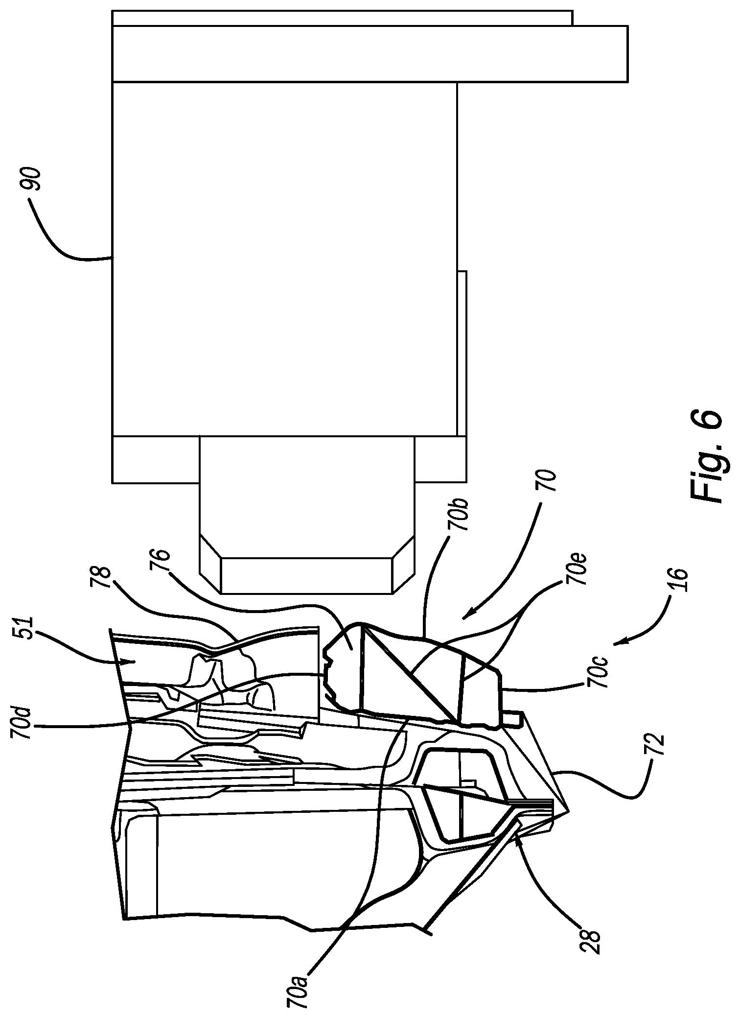 Patent US12090957 Figure 6 – Structural impact assembly and vehicle having structural impact assembly