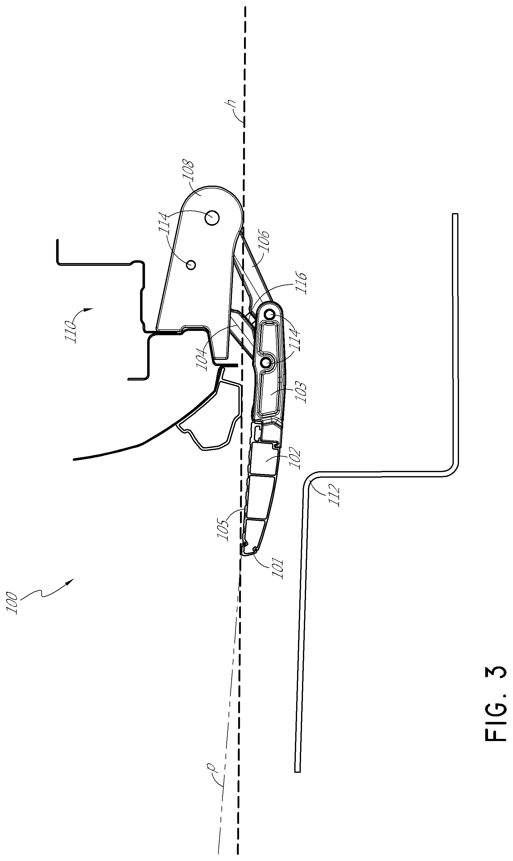 Patent US12090958 Figure 3 – Horizontal retractable vehicle step