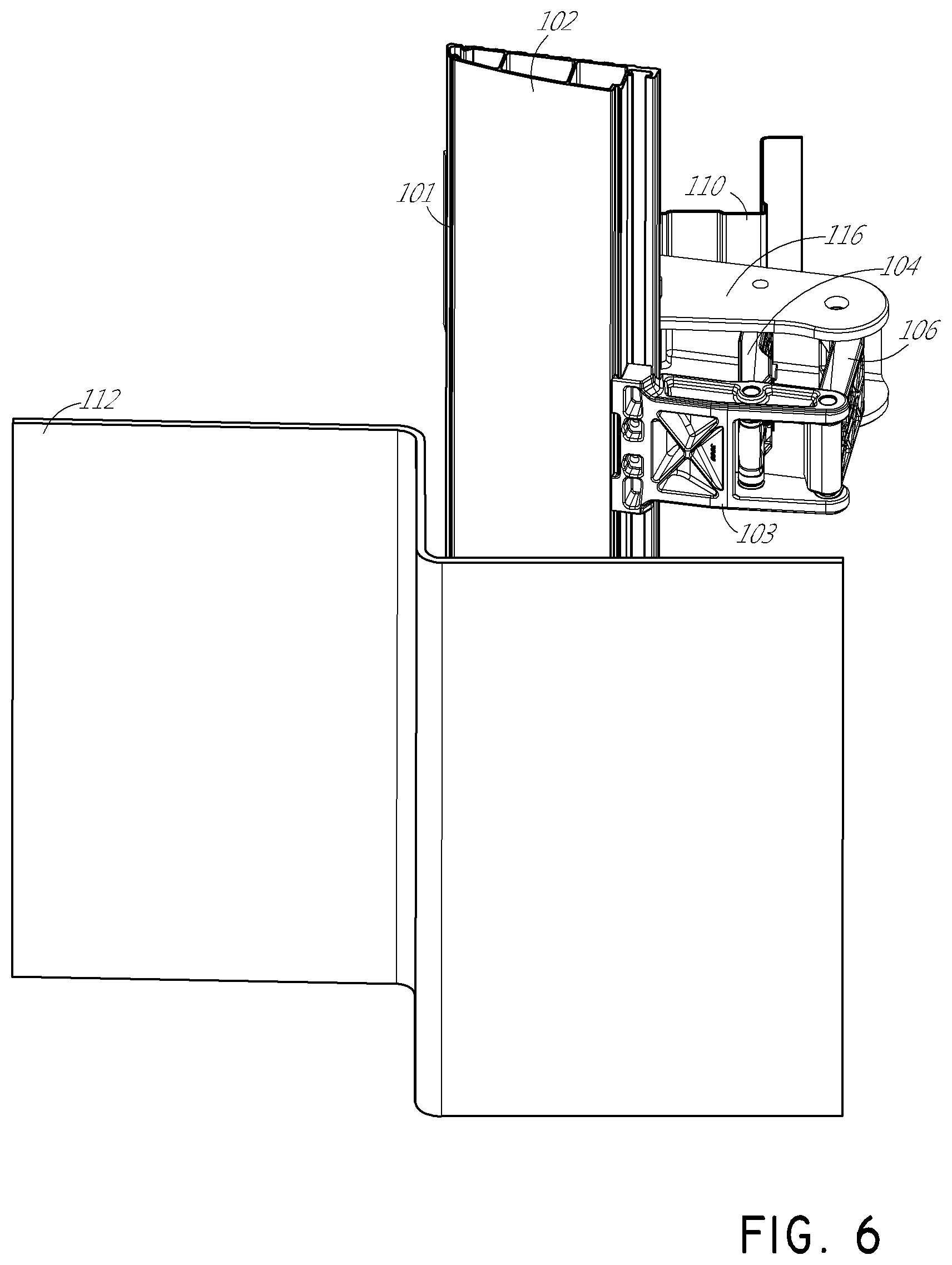 Patent US12090958 Figure 6 – Horizontal retractable vehicle step