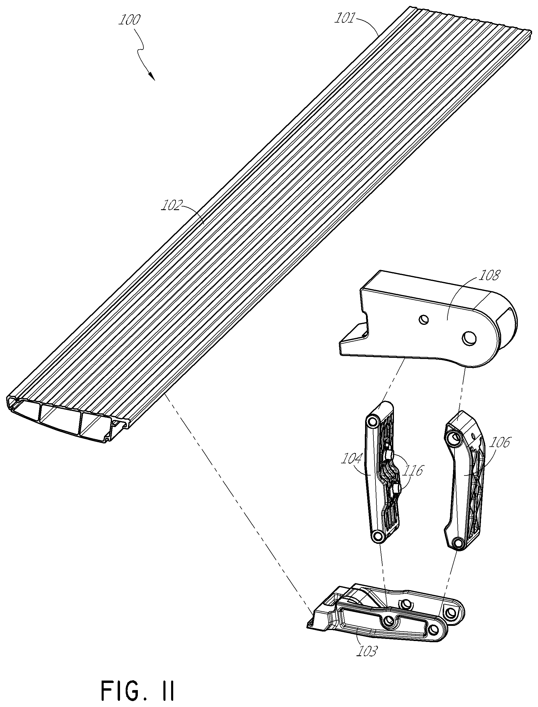 Patent US12090958 Figure 11 – Horizontal retractable vehicle step