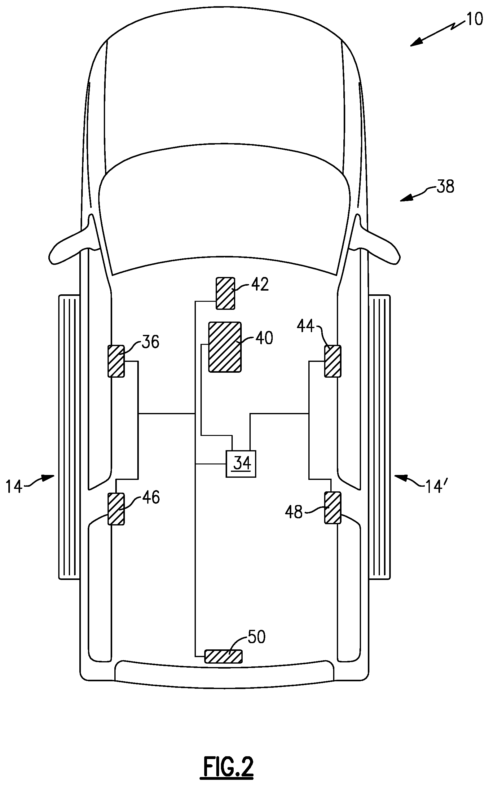 Patent US12090959 Figure 2 – Techniques for adjusting vehicle running board position