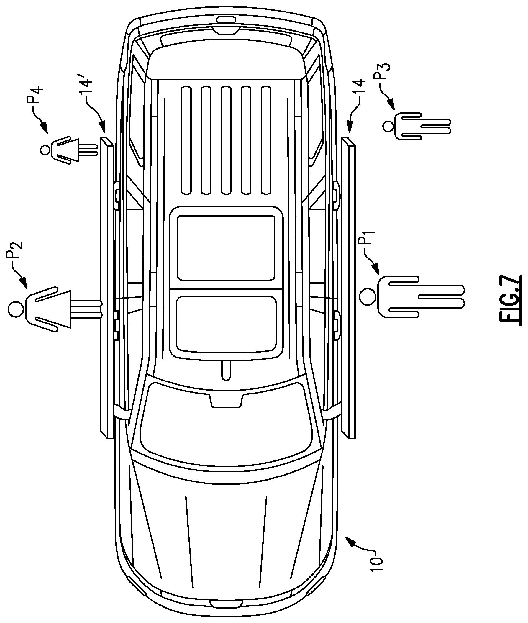 Patent US12090959 Figure 6 – Techniques for adjusting vehicle running board position