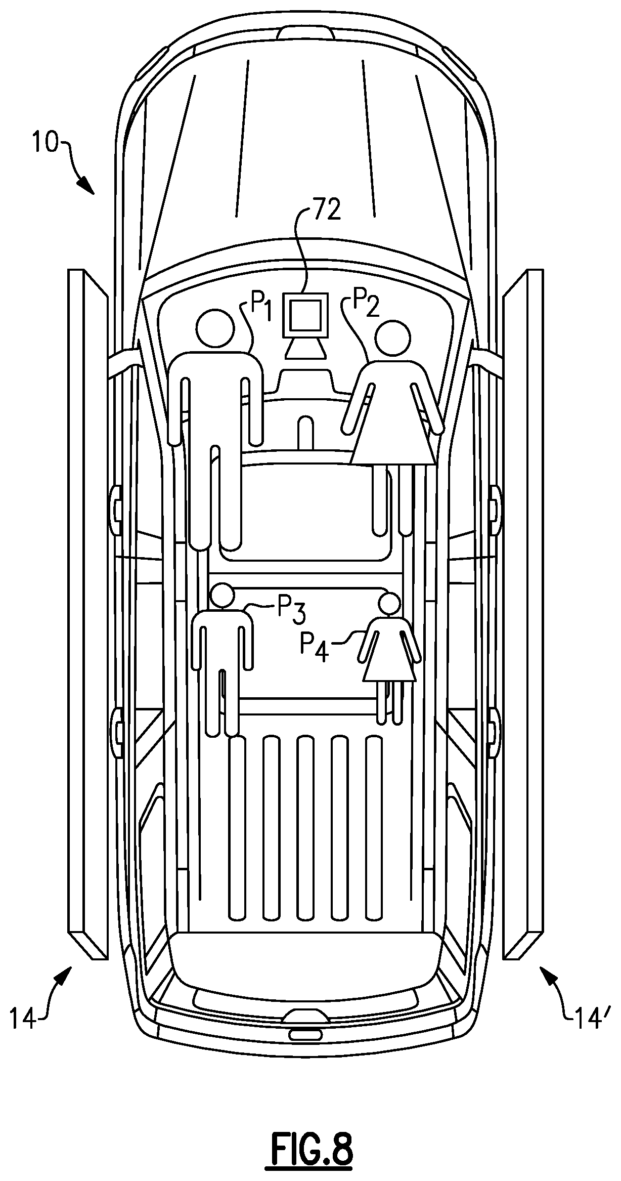 Patent US12090959 Figure 7 – Techniques for adjusting vehicle running board position