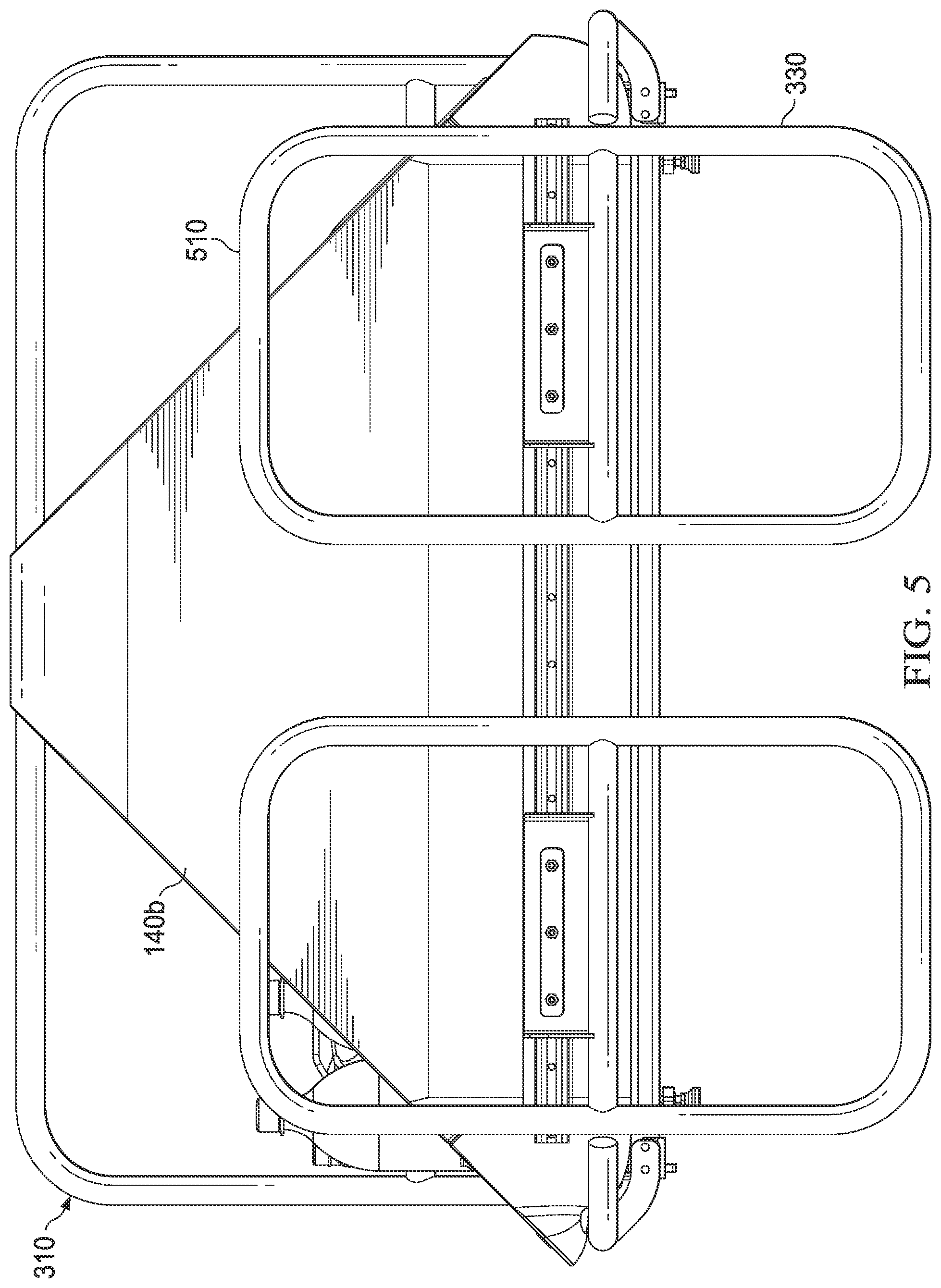 Patent US12090962 Figure 5 – Open interior delivery container