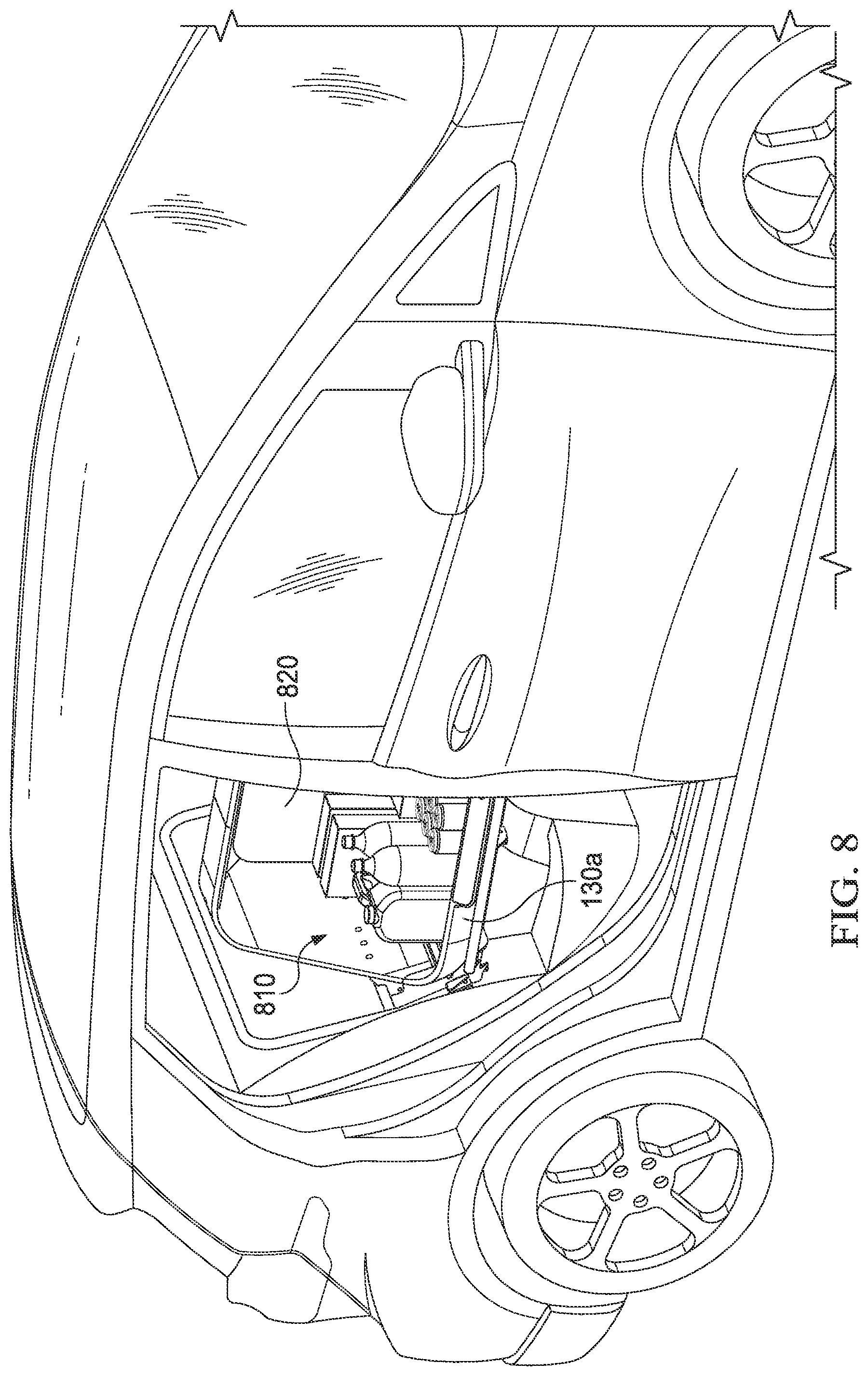 Patent US12090962 Figure 8 – Open interior delivery container