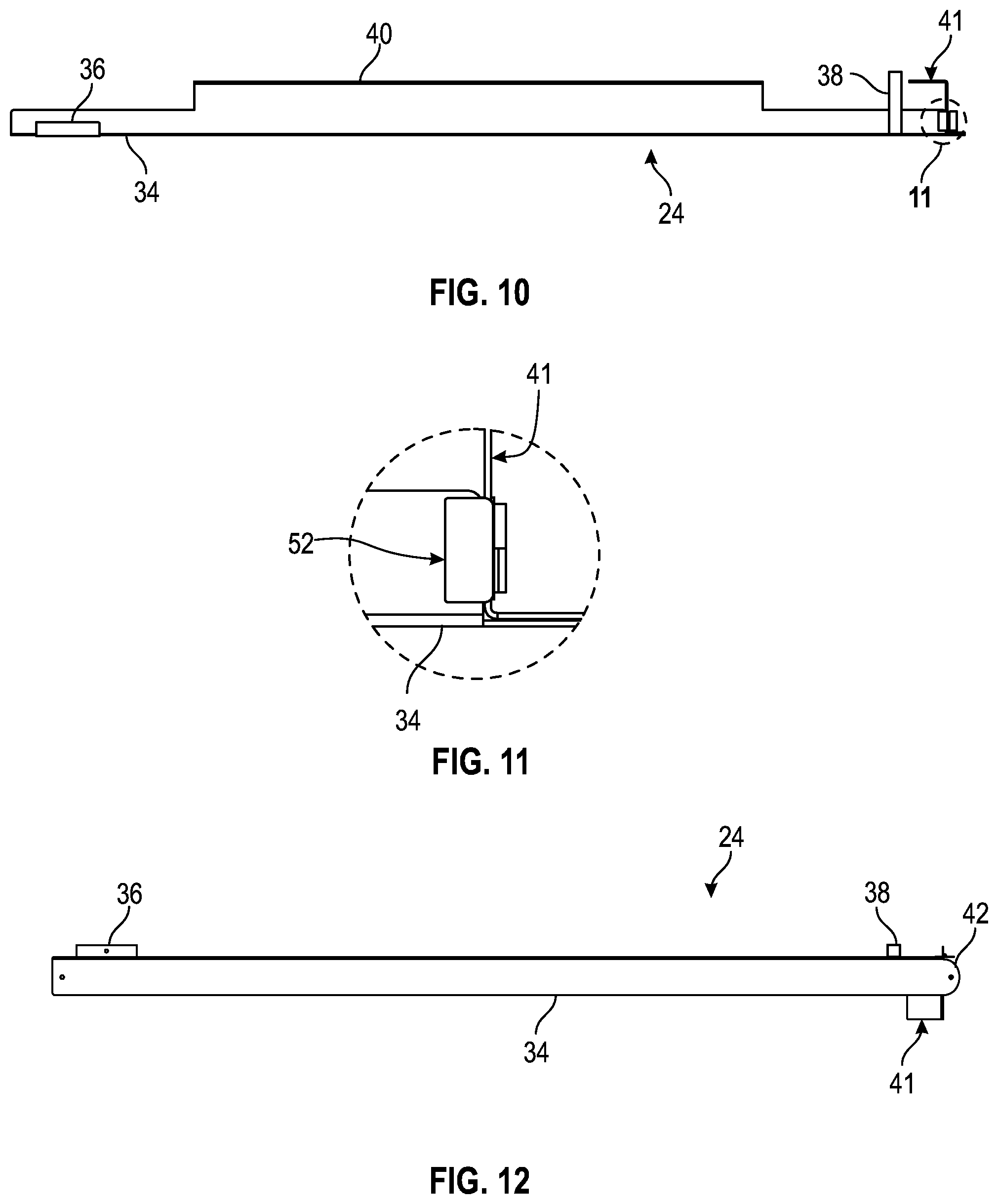 Patent US12090964 Figure 8 – Foldable picnic table carrier for use on recreational vehicles