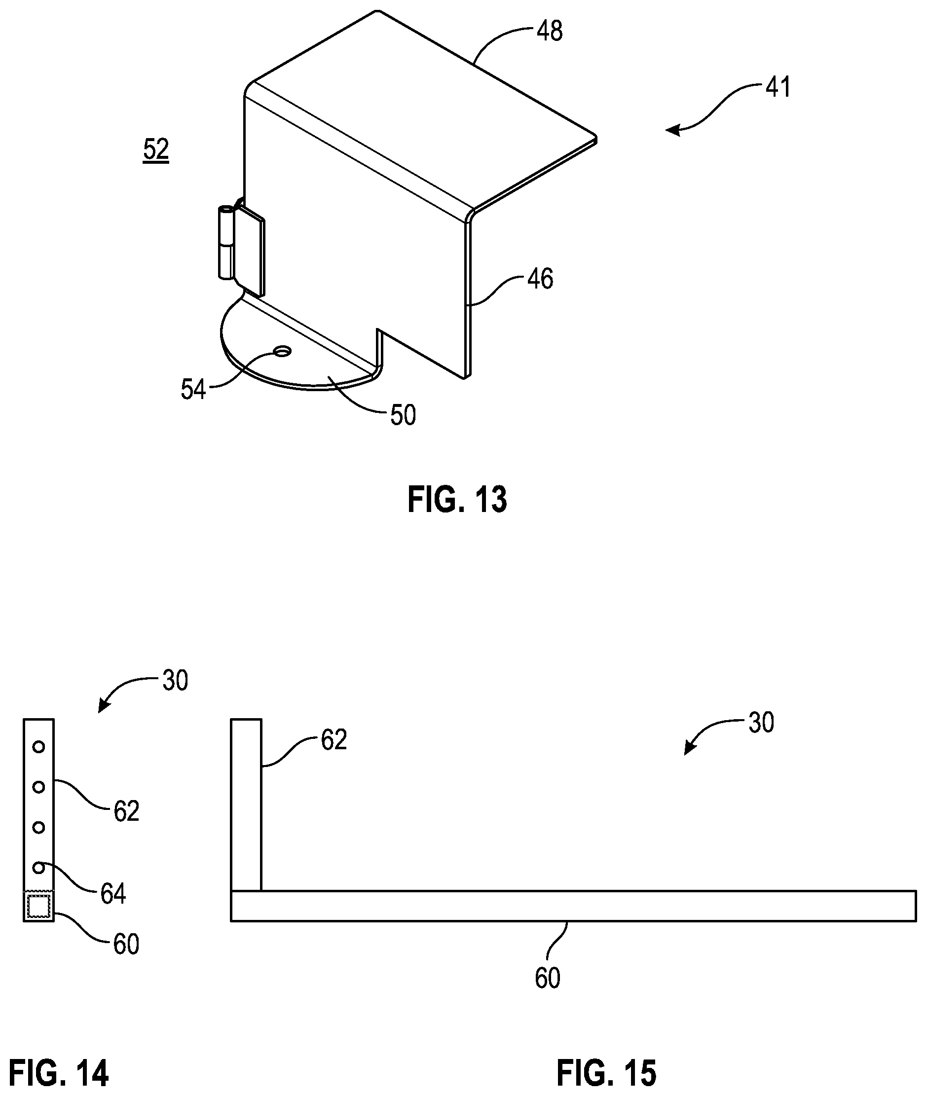 Patent US12090964 Figure 9 – Foldable picnic table carrier for use on recreational vehicles