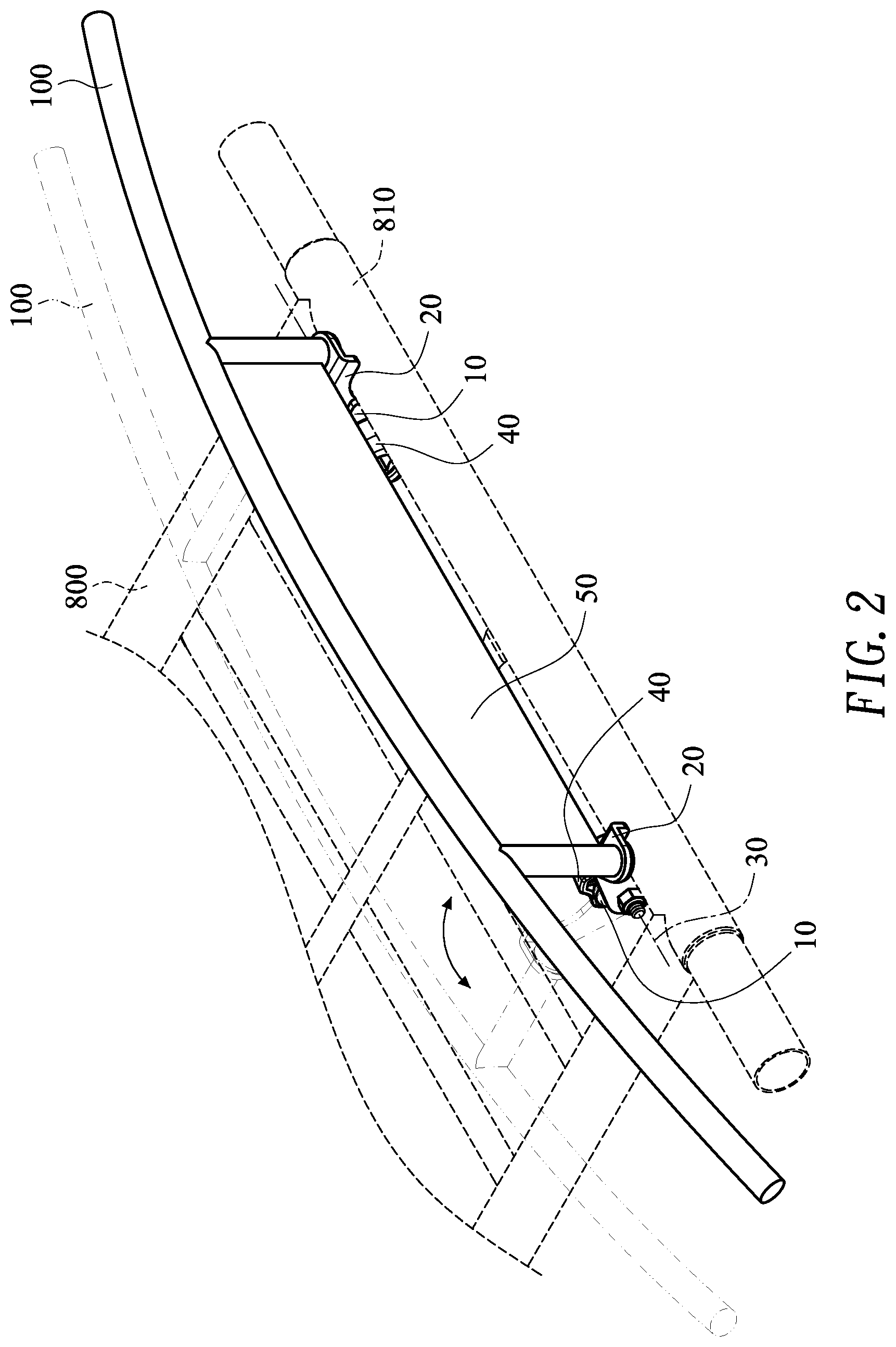 Patent US12090965 Figure 2 – Collapsible side panel structure of a roof panel