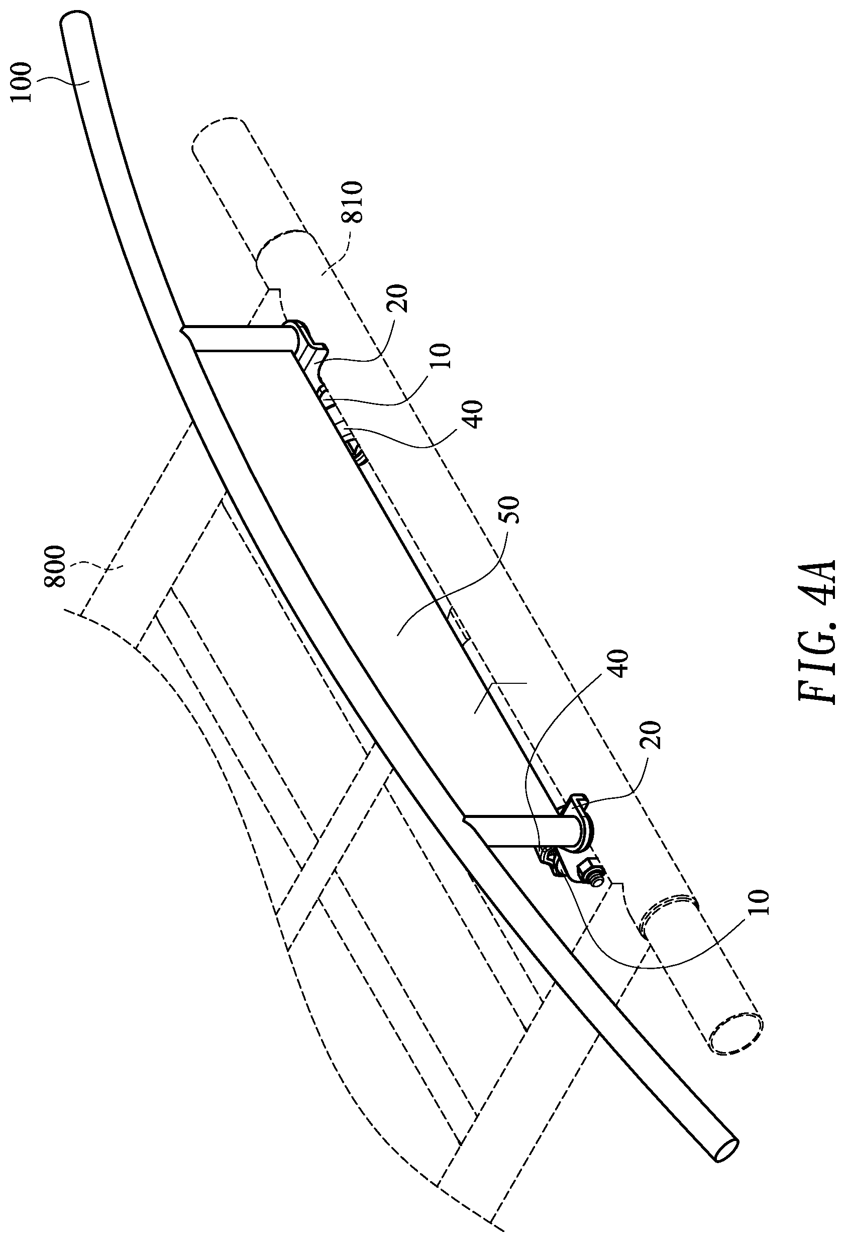 Patent US12090965 Figure 4 – Collapsible side panel structure of a roof panel