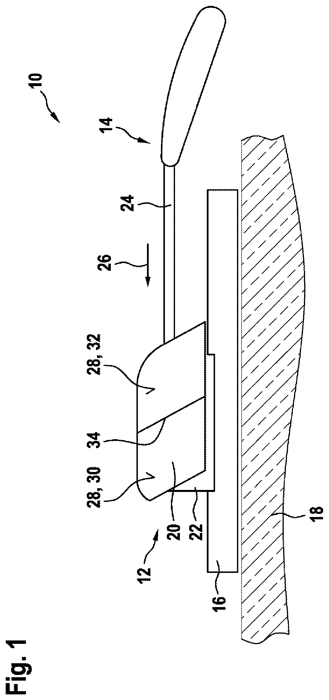 Patent US12090966 Figure 1 – Adapter unit