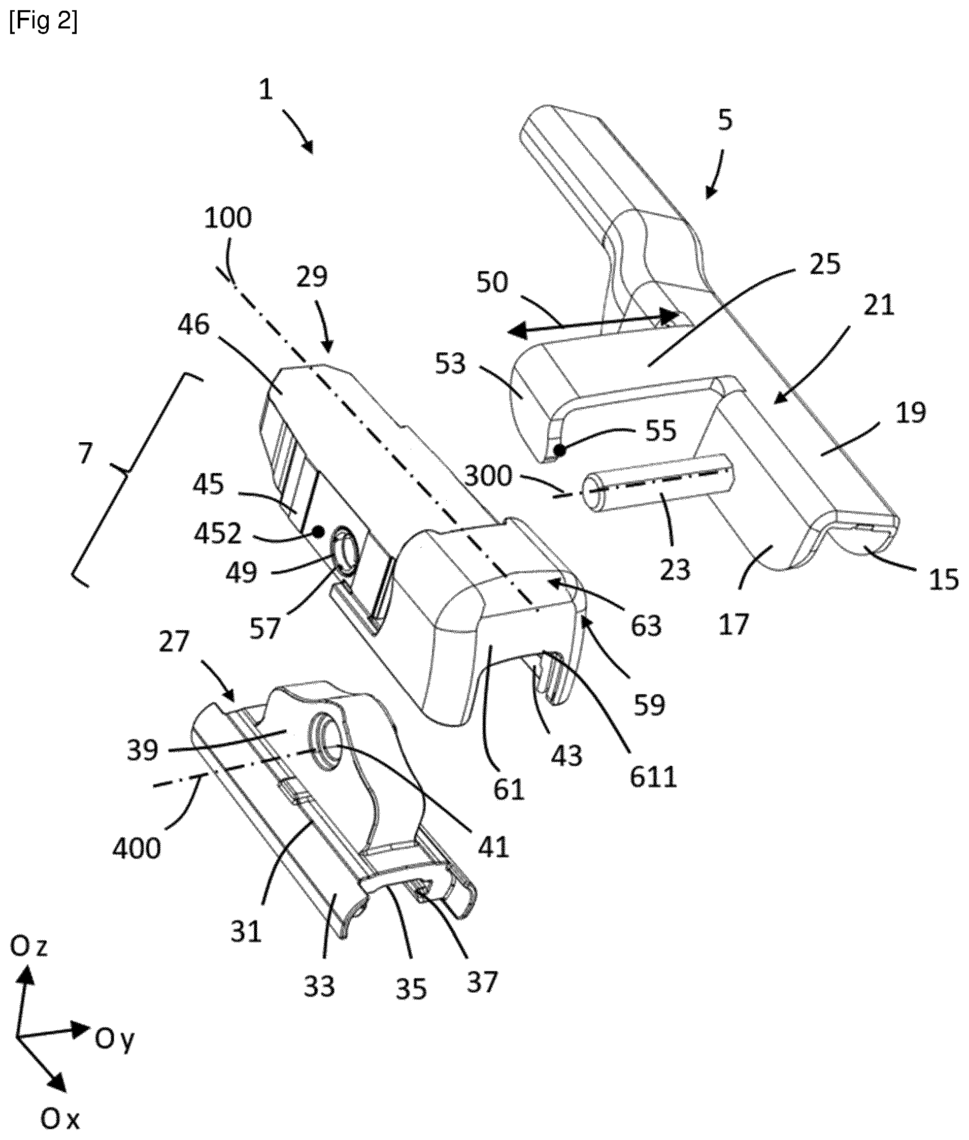 Patent US12090967 Figure 2 – Adapter for a motor vehicle wiper system