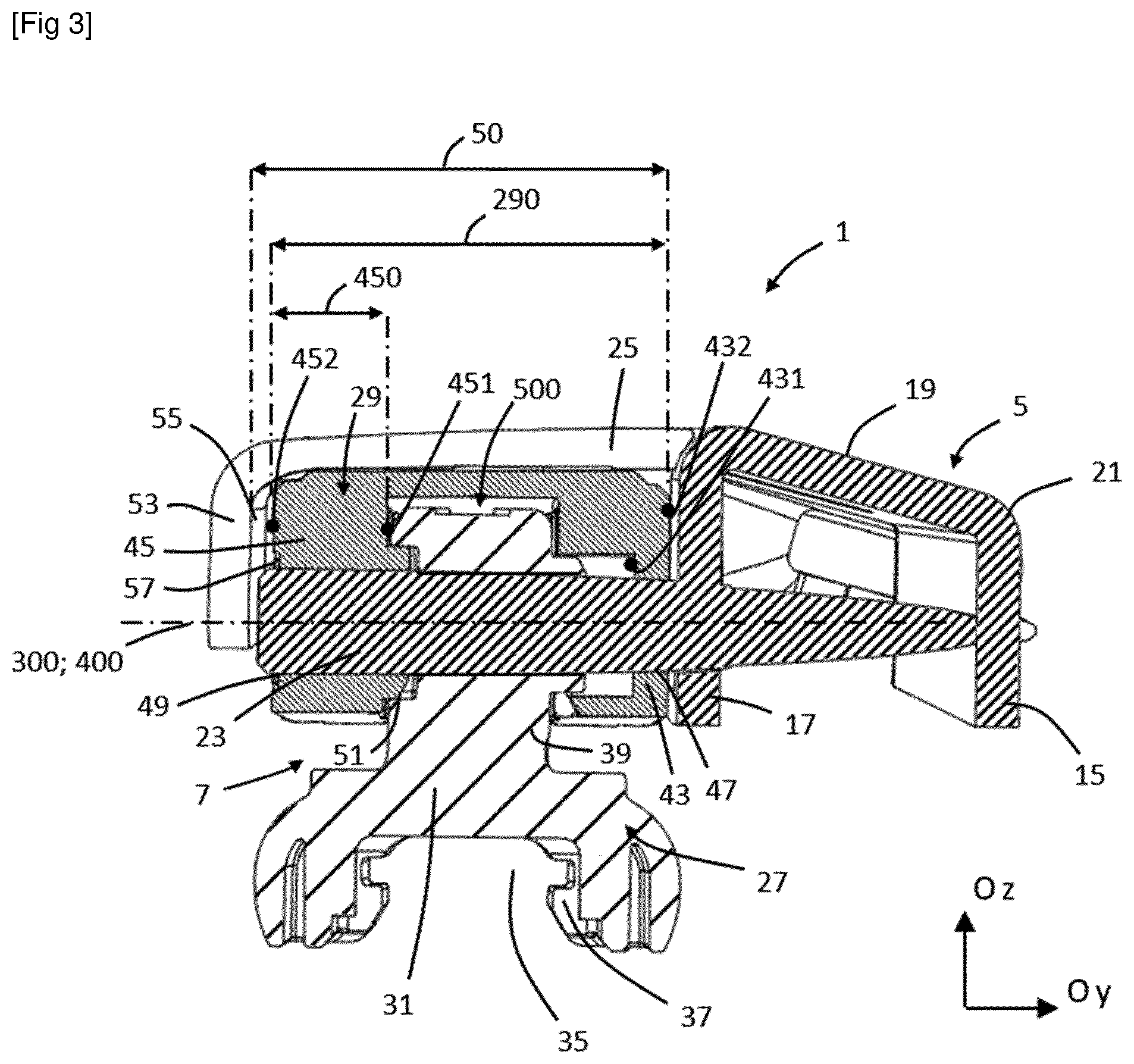 Patent US12090967 Figure 3 – Adapter for a motor vehicle wiper system