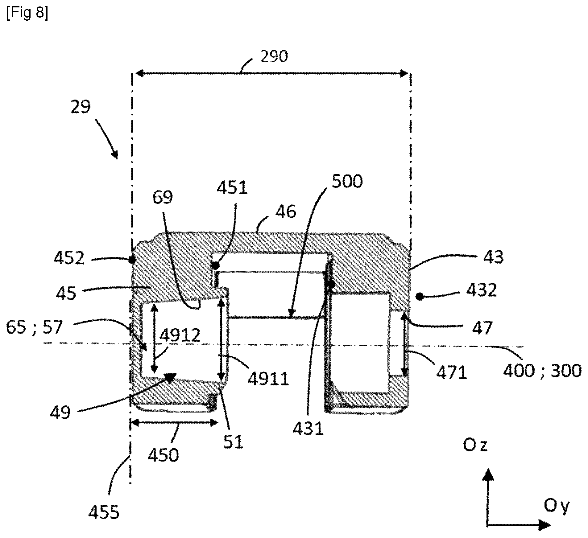 Patent US12090967 Figure 8 – Adapter for a motor vehicle wiper system