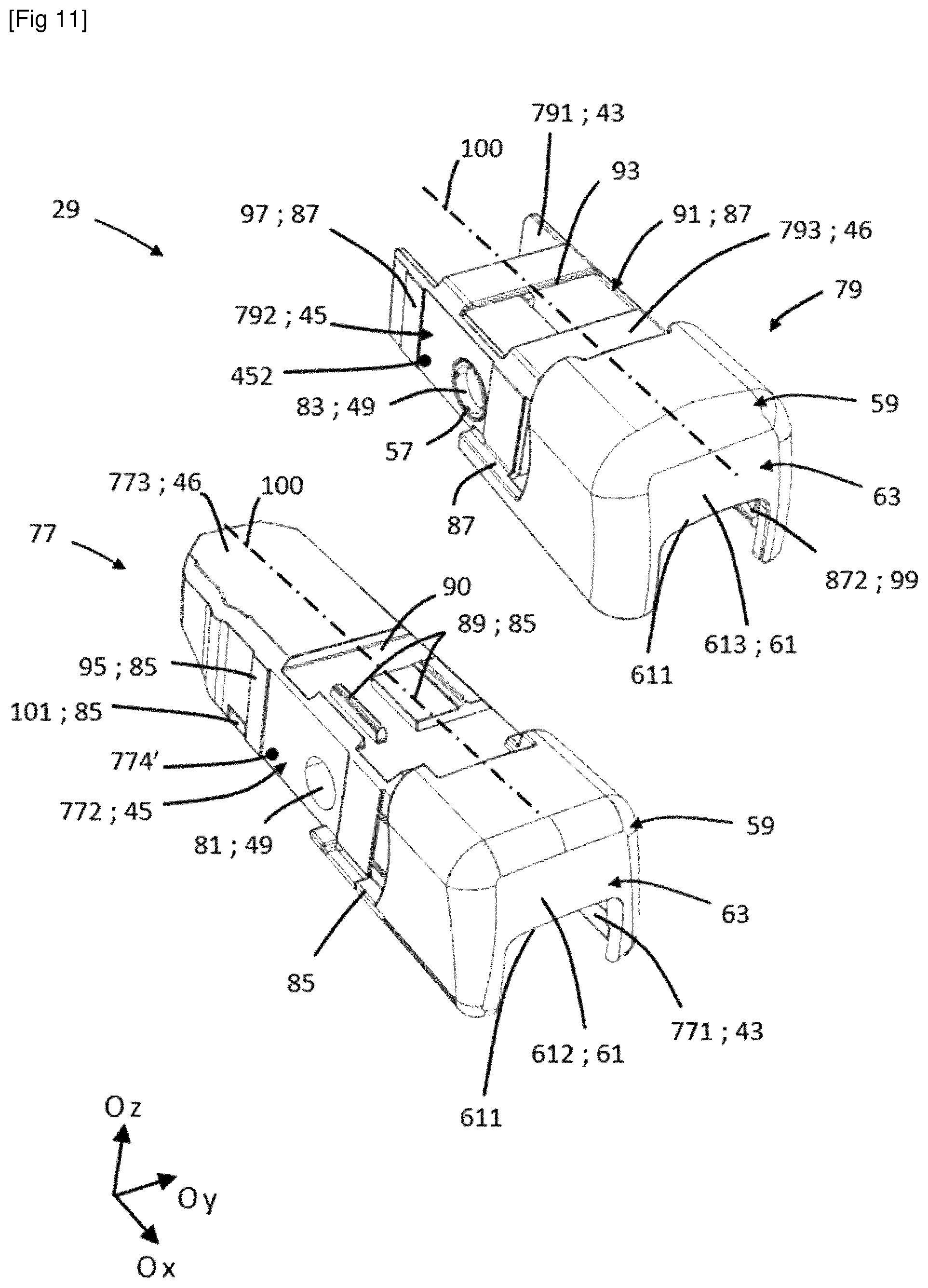 Patent US12090967 Figure 11 – Adapter for a motor vehicle wiper system