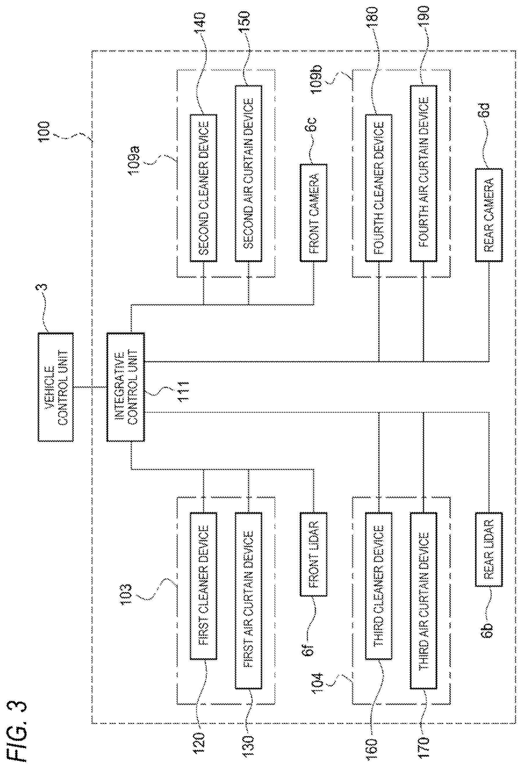 Patent US12090969 Figure 3 – Vehicle sensor cleaning systems
