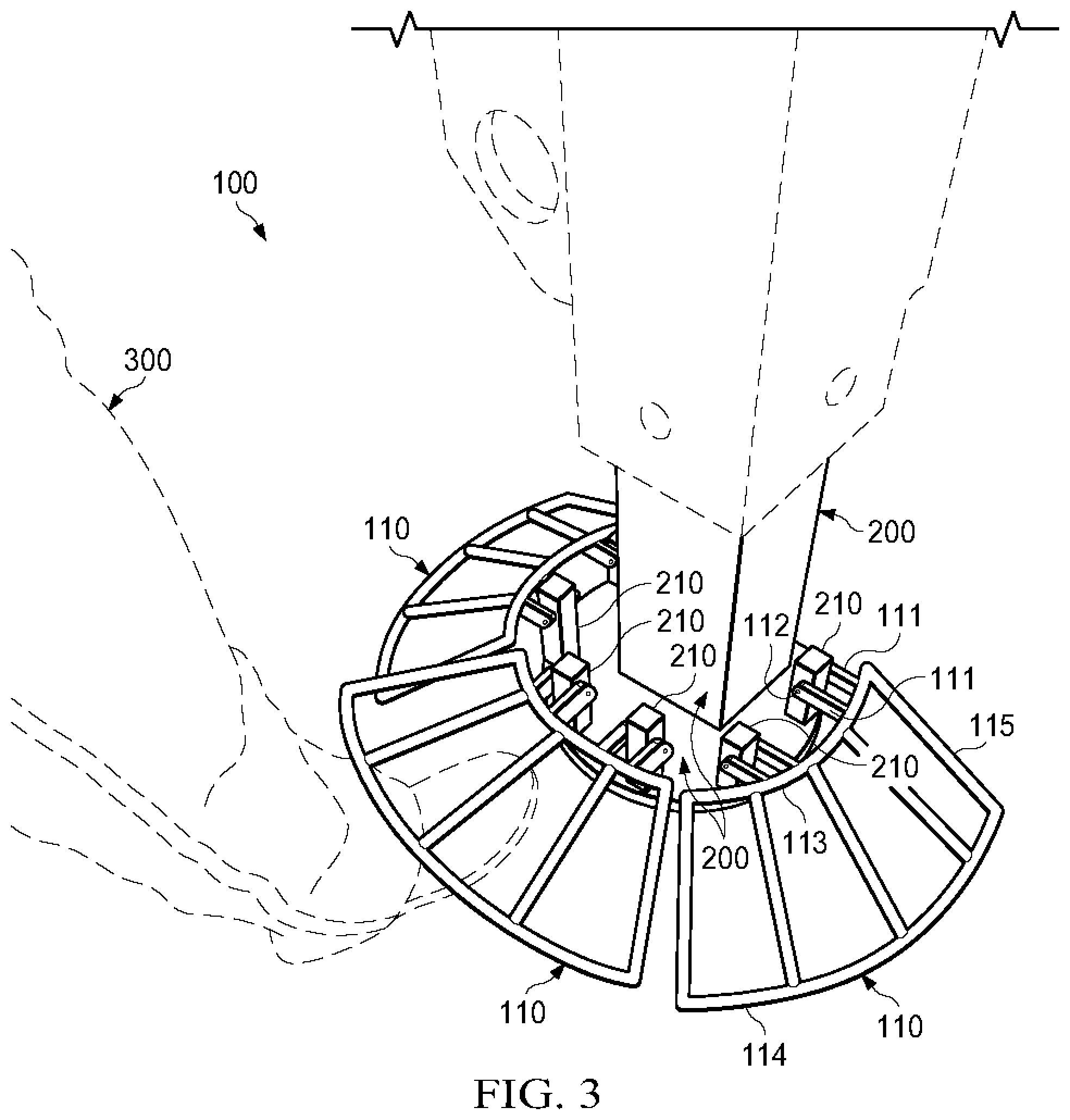Patent US12090970 Figure 3 – Outrigger saftey guard