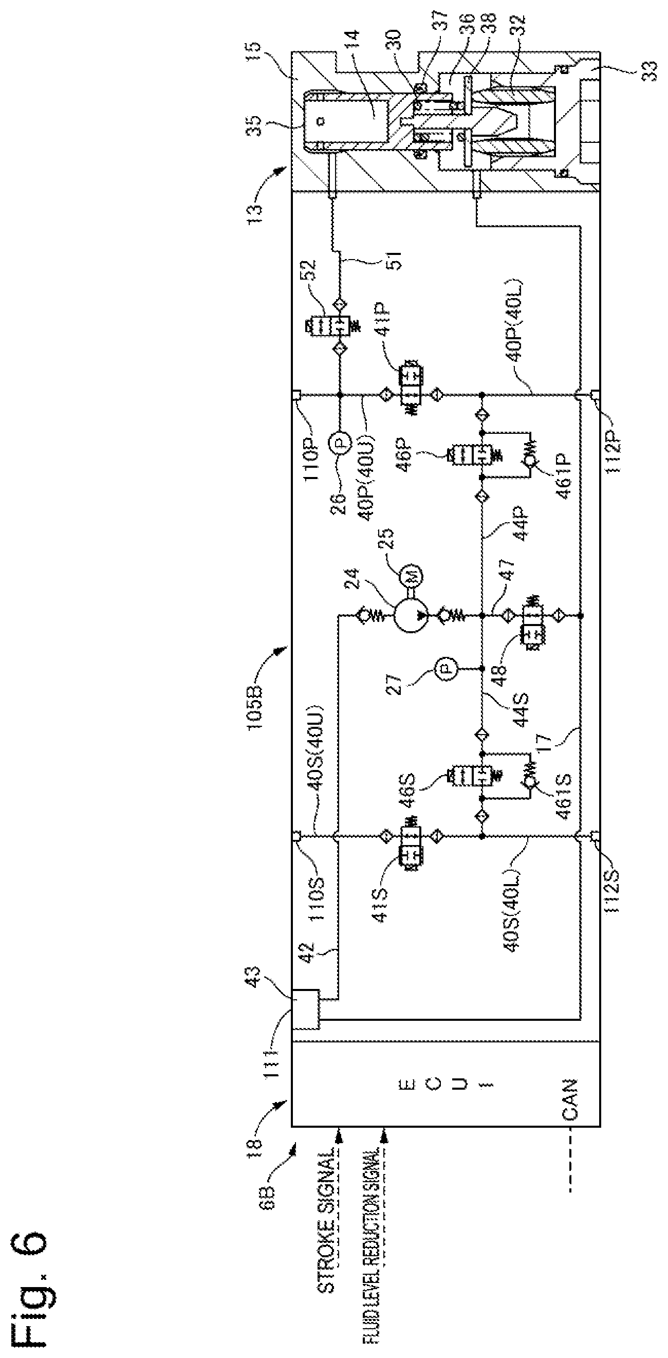 Patent US12090975 Figure 6 – Brake control apparatus
