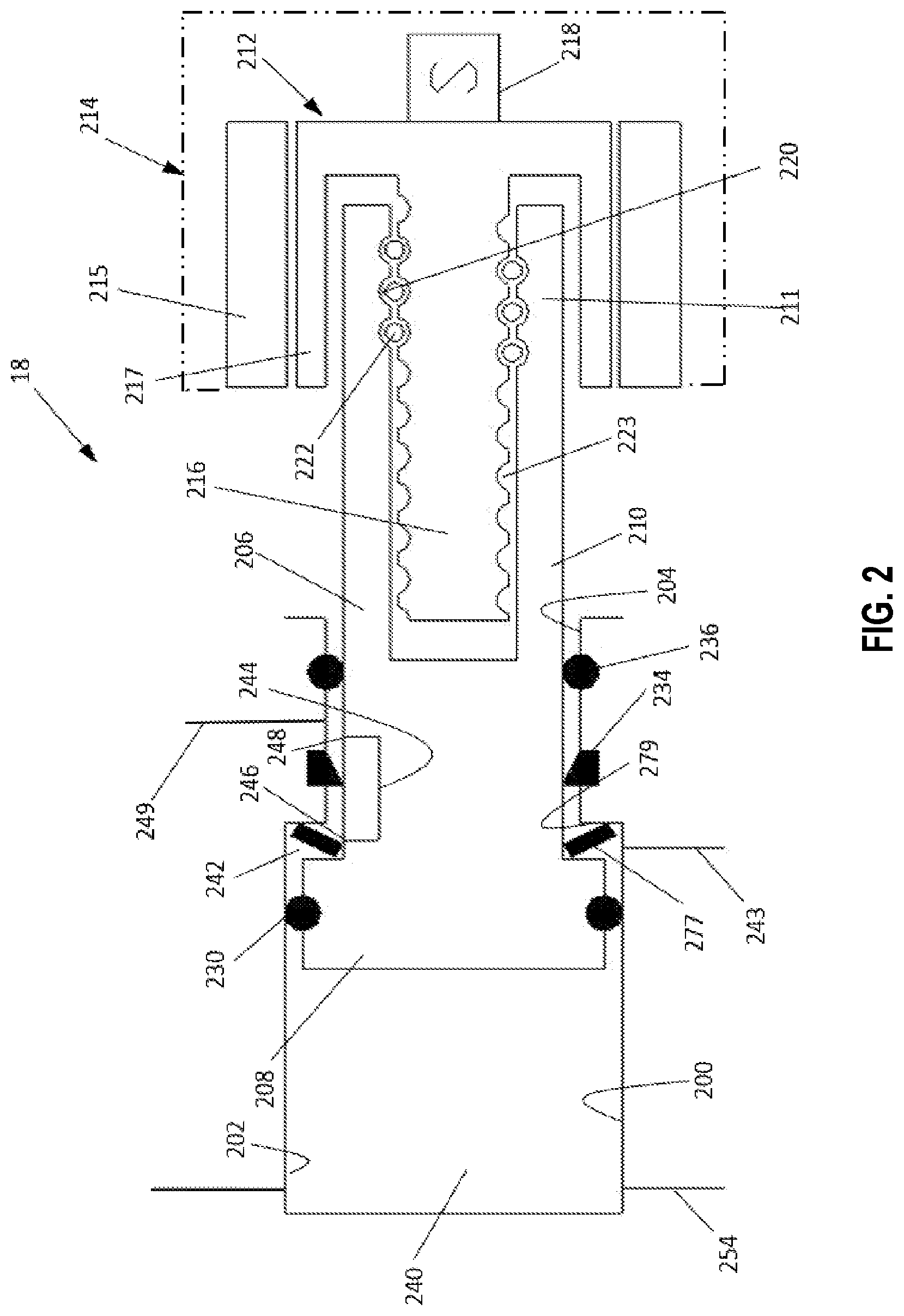 Patent US12090979 Figure 2 – Vehicle brake system and self-diagnostic testing