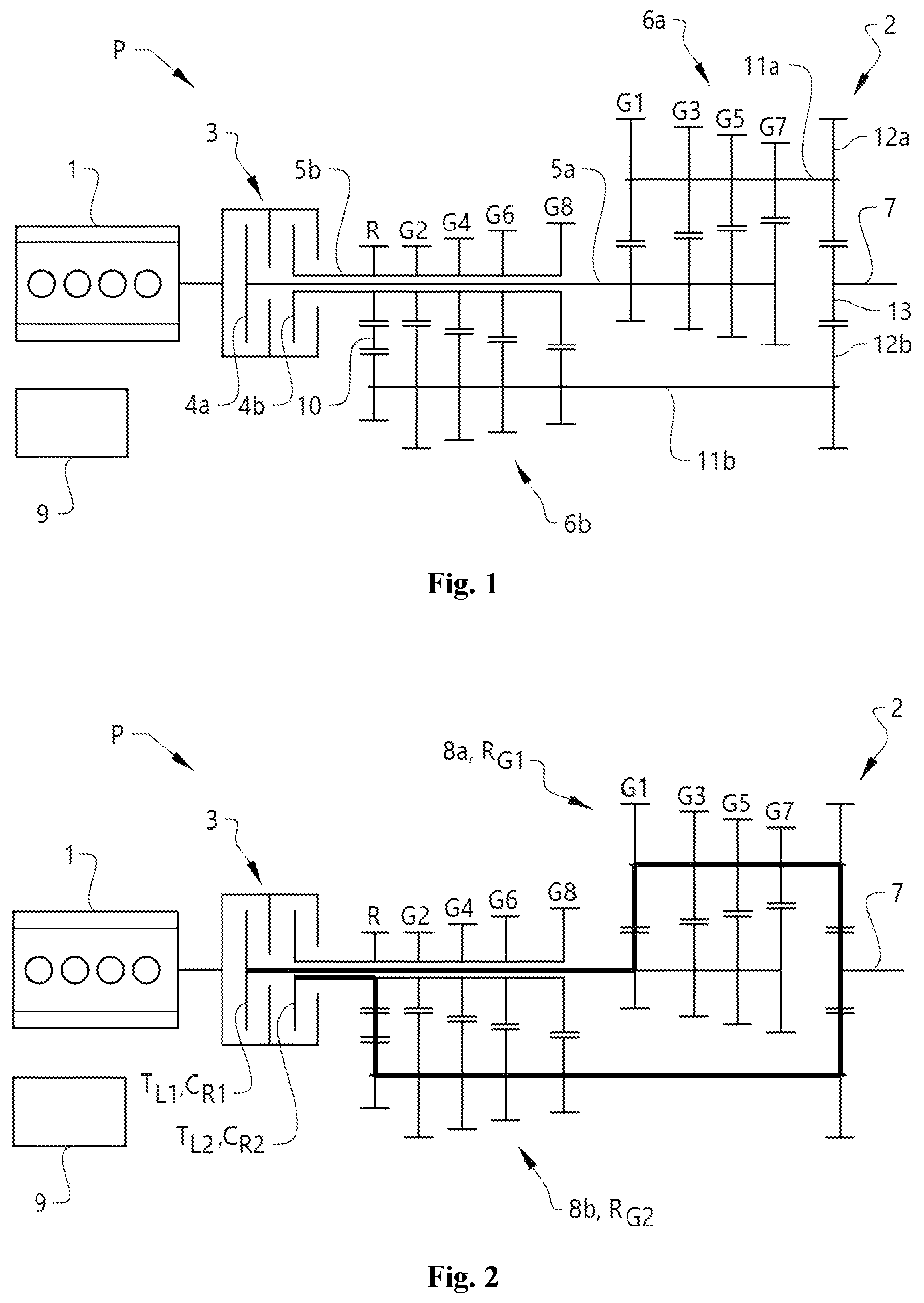 Patent US12090986 — Method for turning off an internal combustion engine of a vehicle powertrain system and a vehicle powertrain system — Figure 1
