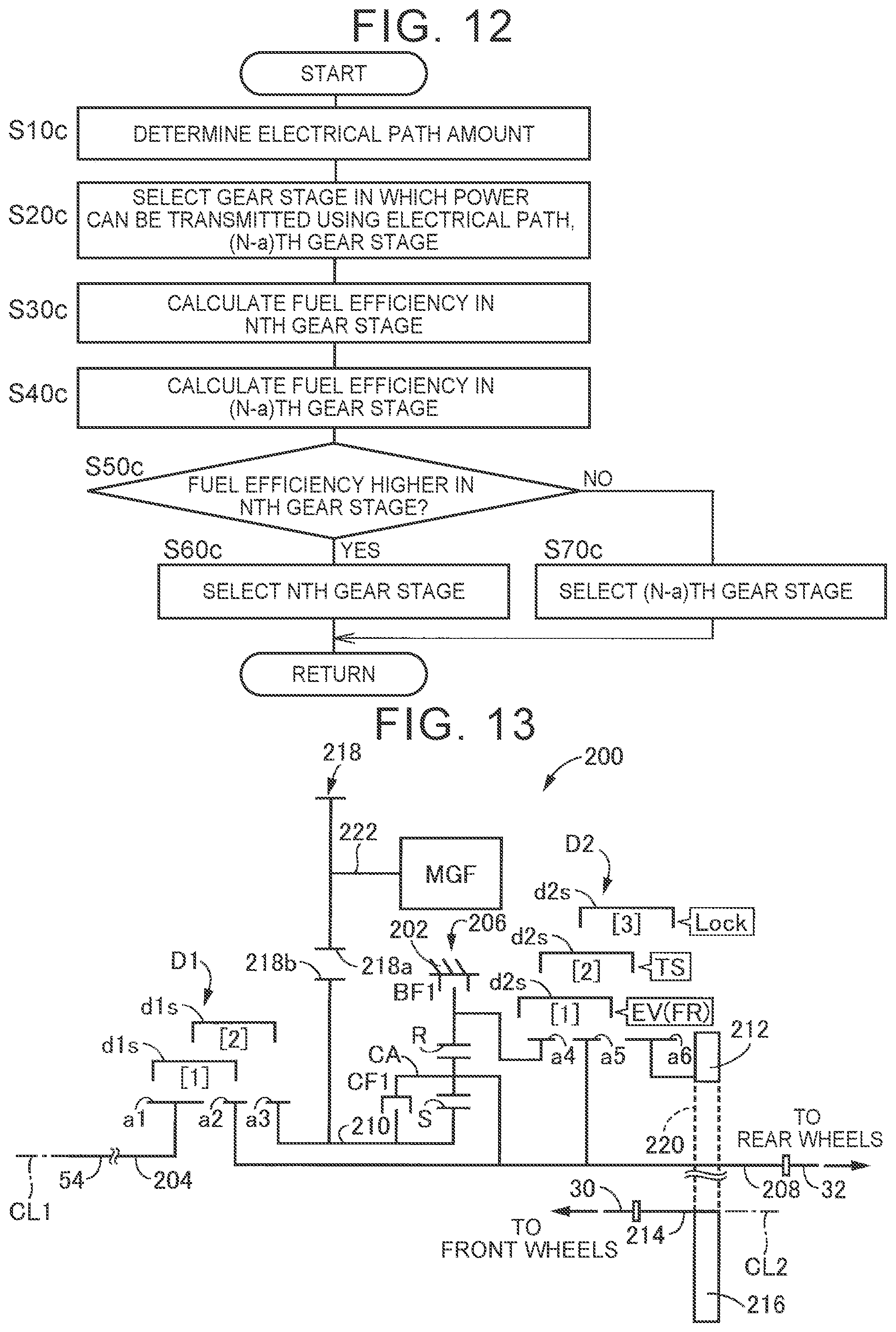 Patent US12090990 Figure 9 – Vehicle drive device and control method therefor