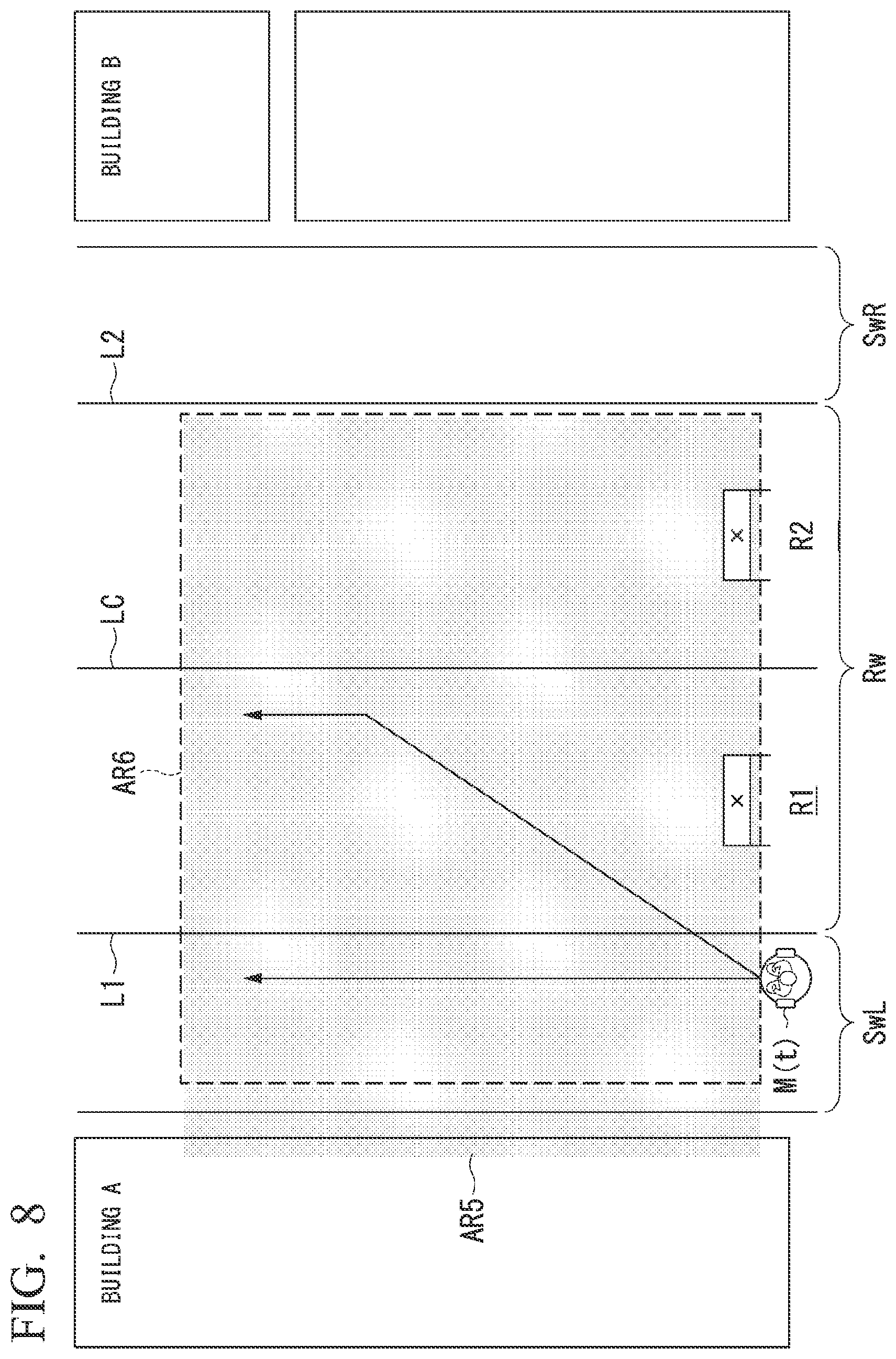 Patent US12090993 Figure 8 – Mobile object control system, mobile object, control method, and storage medium