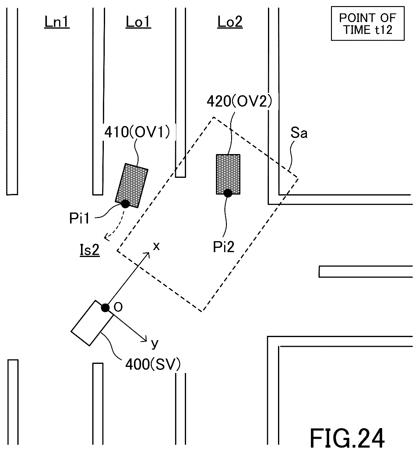 Patent US12090998 Figure 17 – Vehicle control apparatus