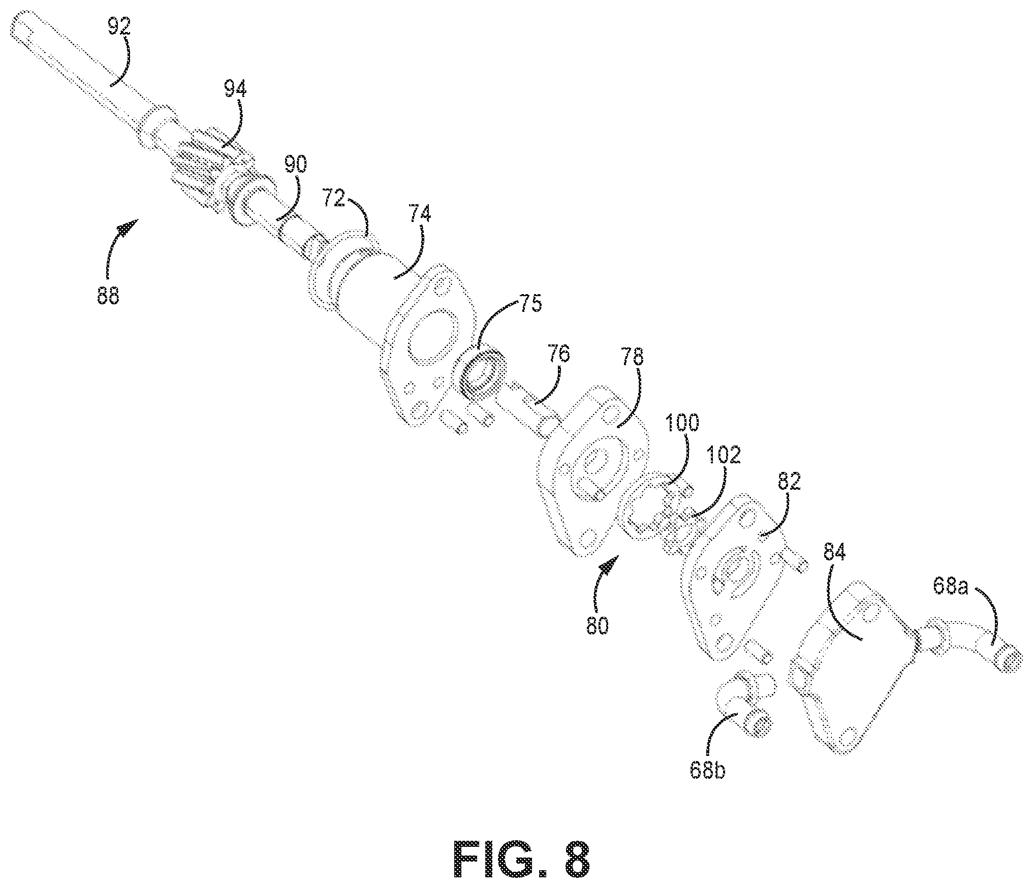 Patent US12092005 Figure 8 – Snowmobile having a parallel-path exhaust system for two-stroke engine