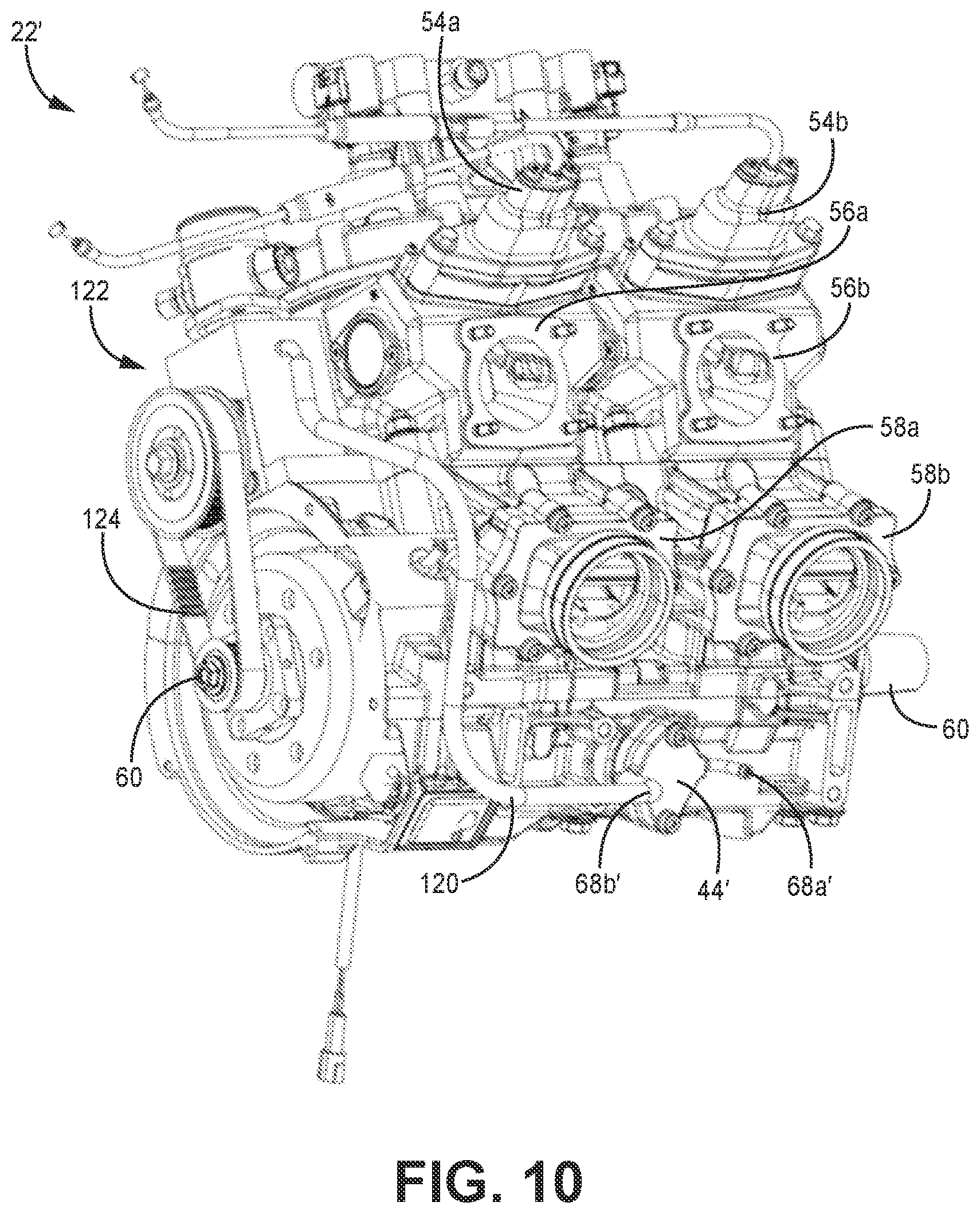 Patent US12092005 Figure 10 – Snowmobile having a parallel-path exhaust system for two-stroke engine