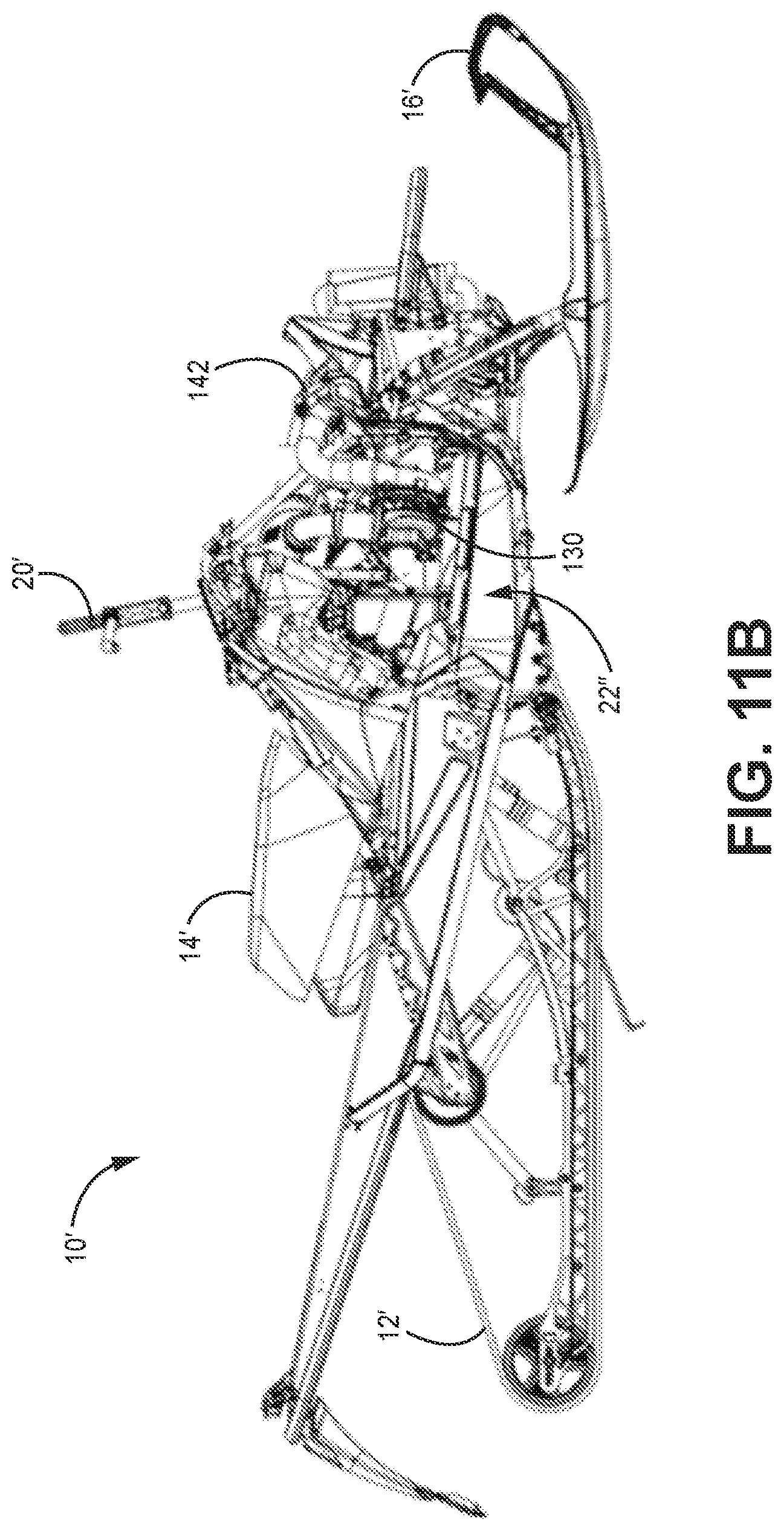 Patent US12092005 Figure 12 – Snowmobile having a parallel-path exhaust system for two-stroke engine
