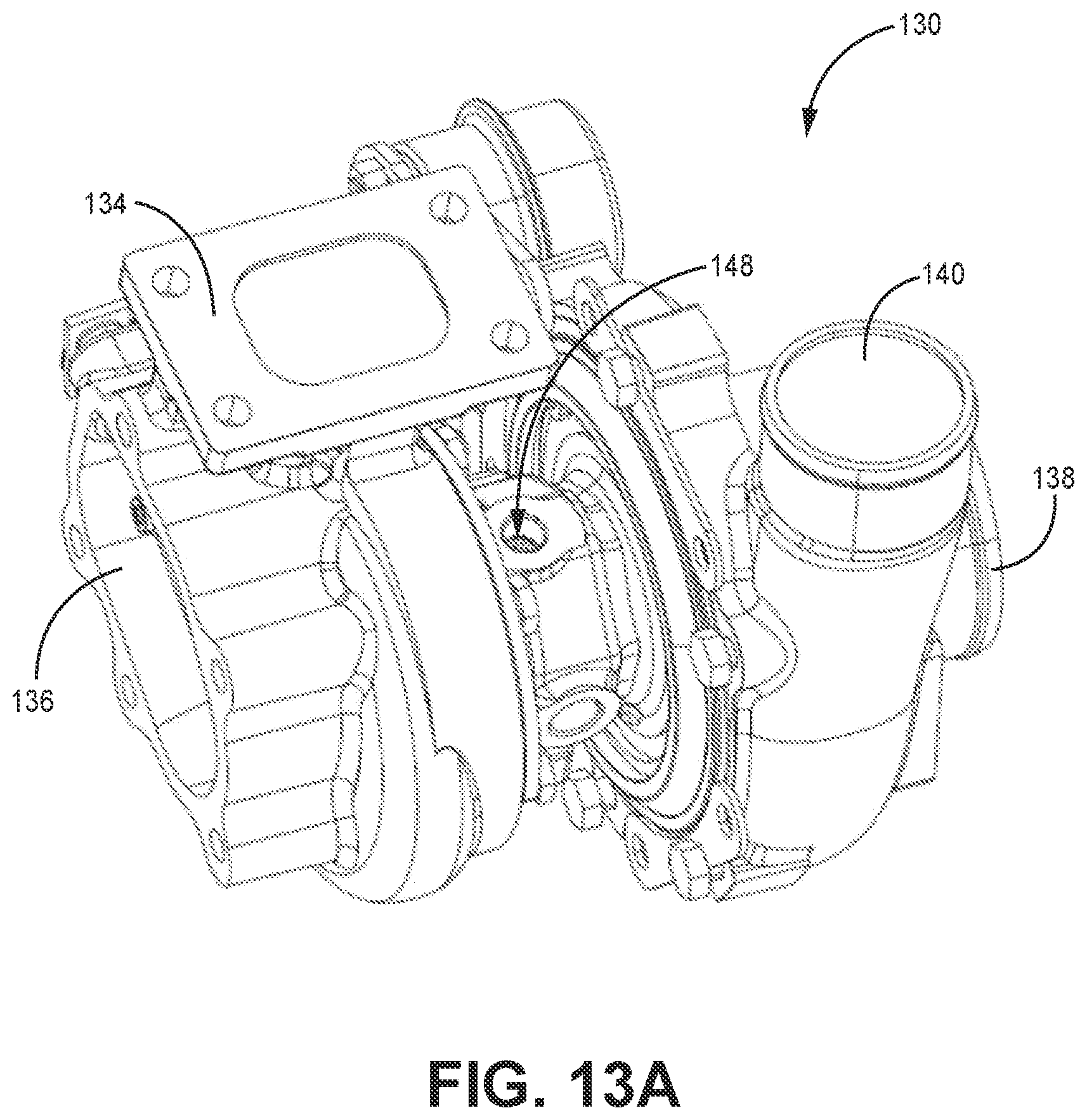Patent US12092005 Figure 14 – Snowmobile having a parallel-path exhaust system for two-stroke engine
