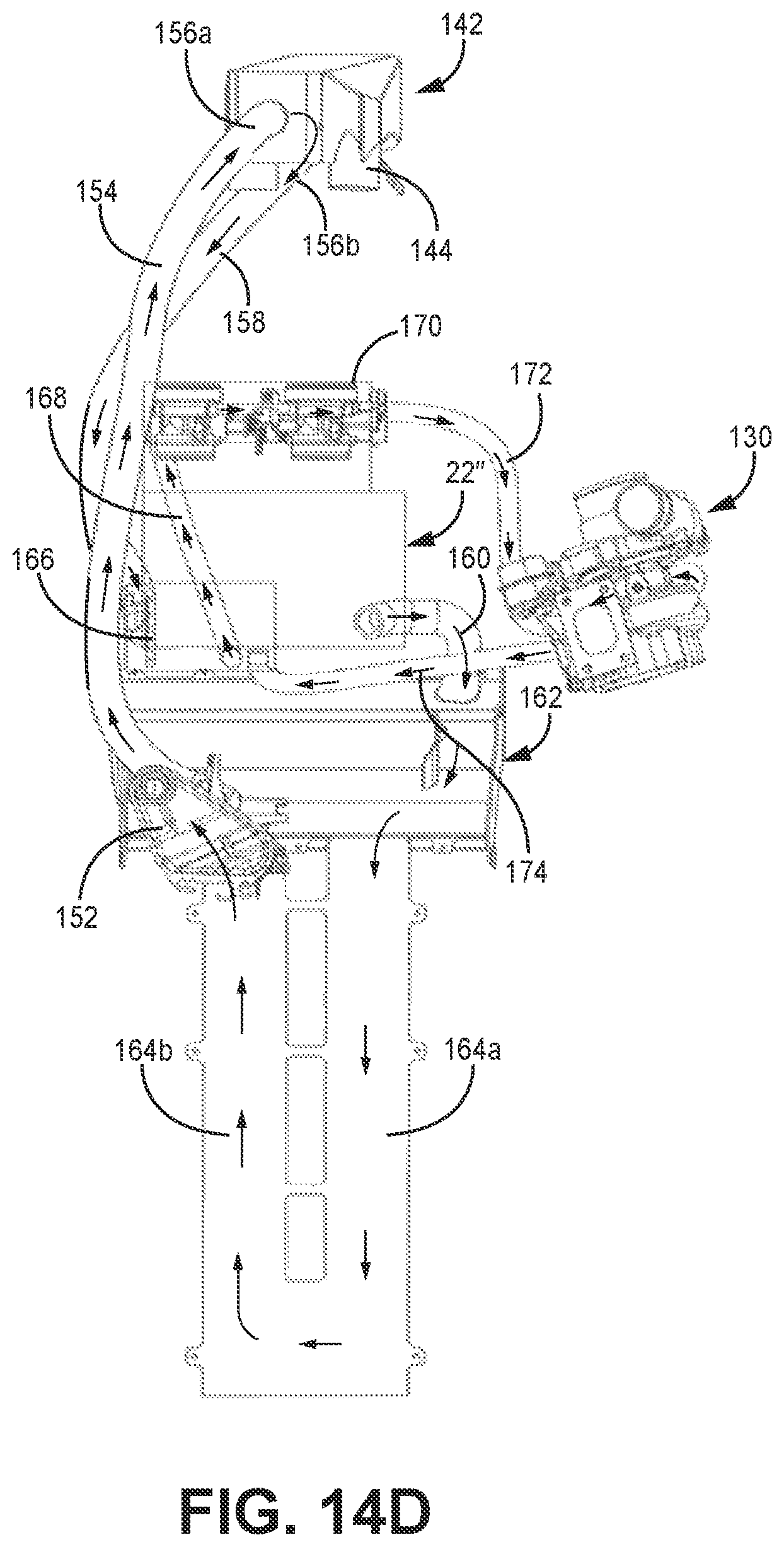 Patent US12092005 Figure 19 – Snowmobile having a parallel-path exhaust system for two-stroke engine