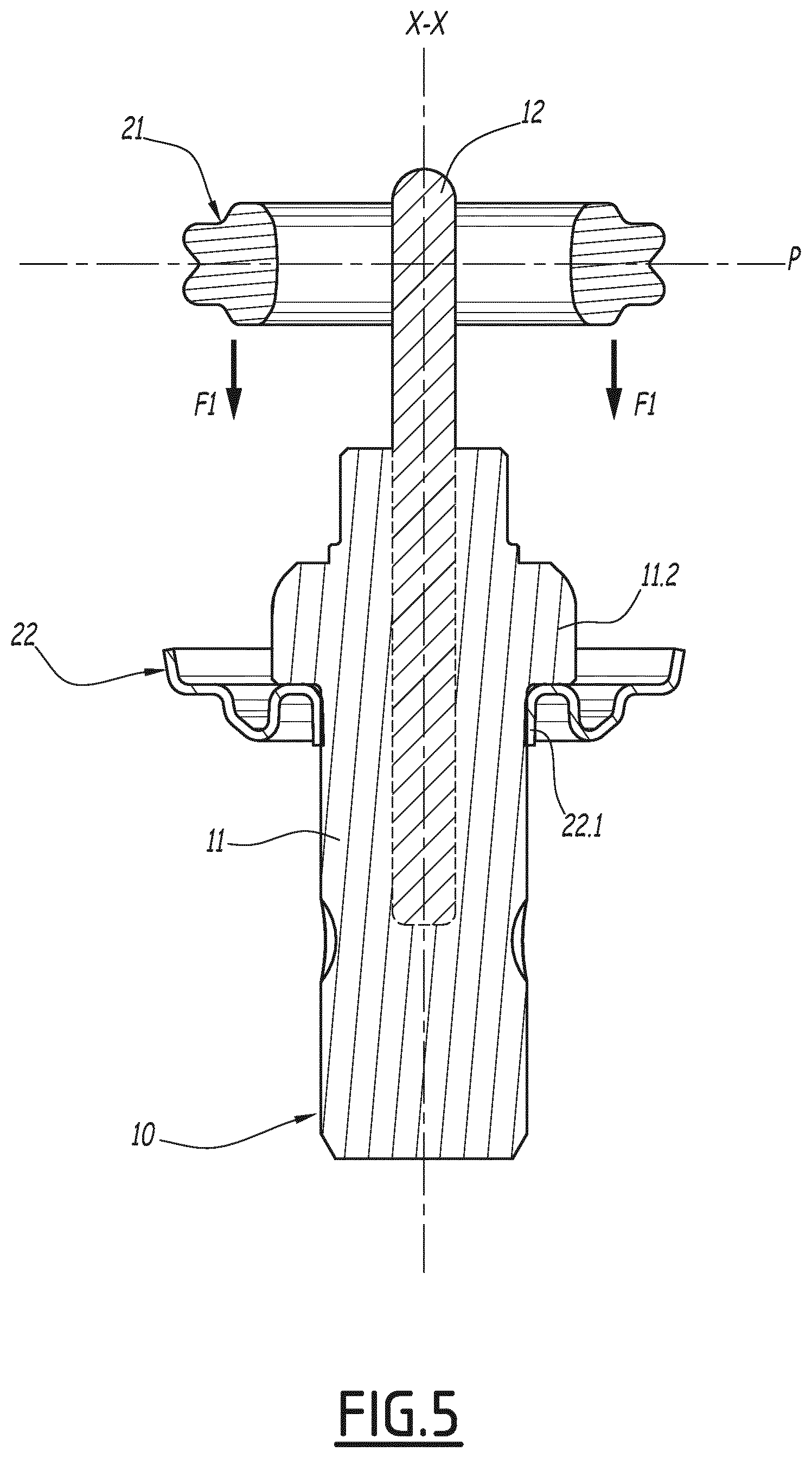 Patent US12092013 Figure 5 – Thermostatic device for regulating the circulation of a fluid, corresponding thermostatic valve and method for manufacturing such a device