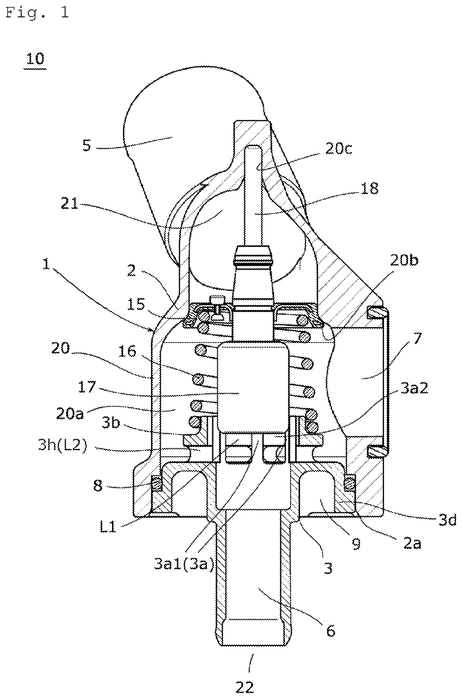 Patent US12092014 Figure 1 – Thermostat device and method for manufacturing same