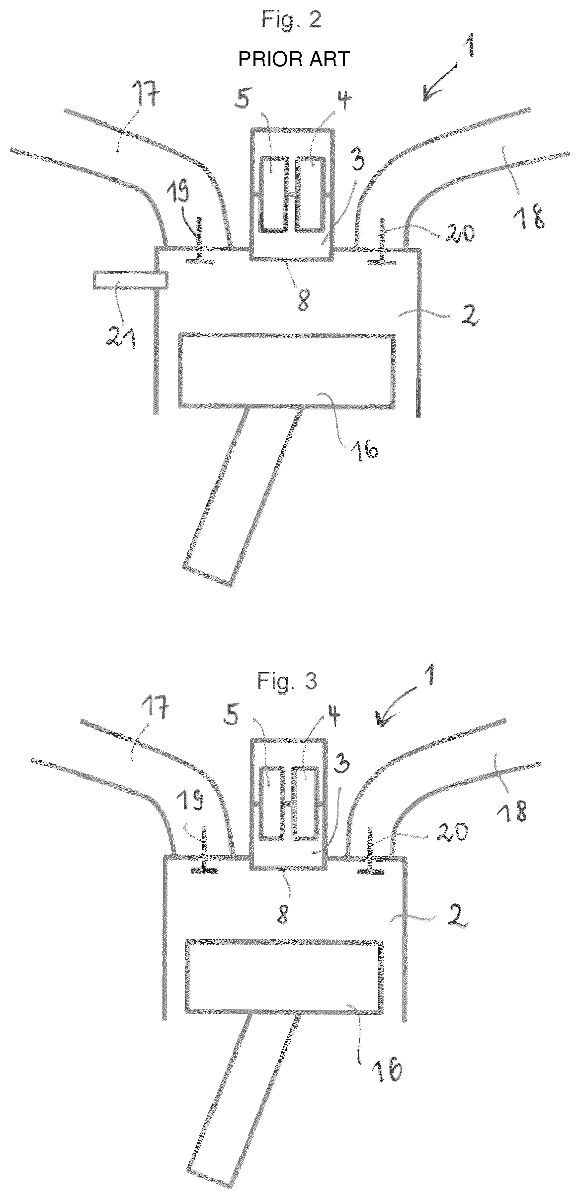 Patent US12092015 Figure 2 – Engine having prechamber ignition and method of controlling such an engine