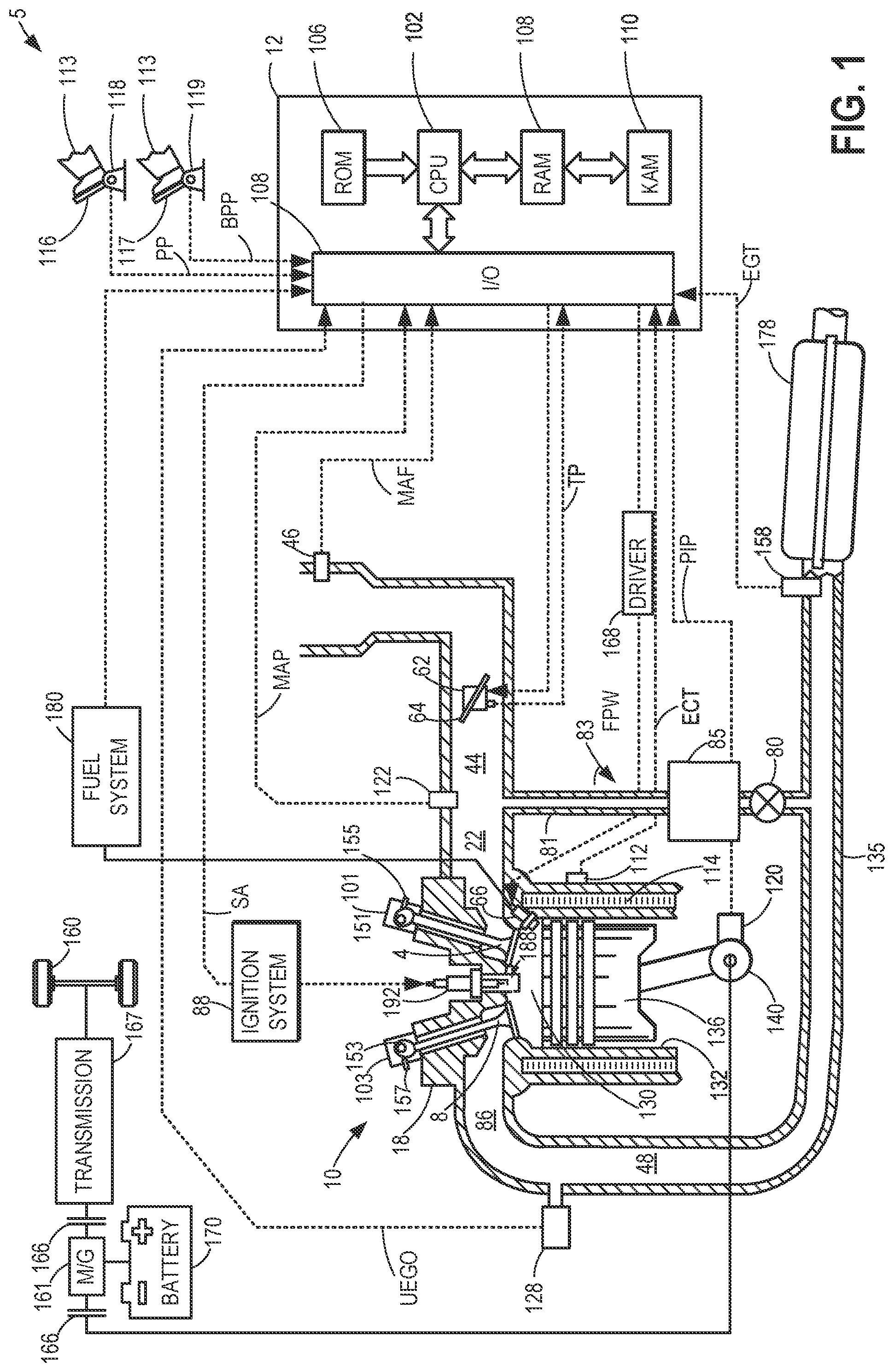 Patent US12092016 Figure 1 – Methods and systems for prechamber