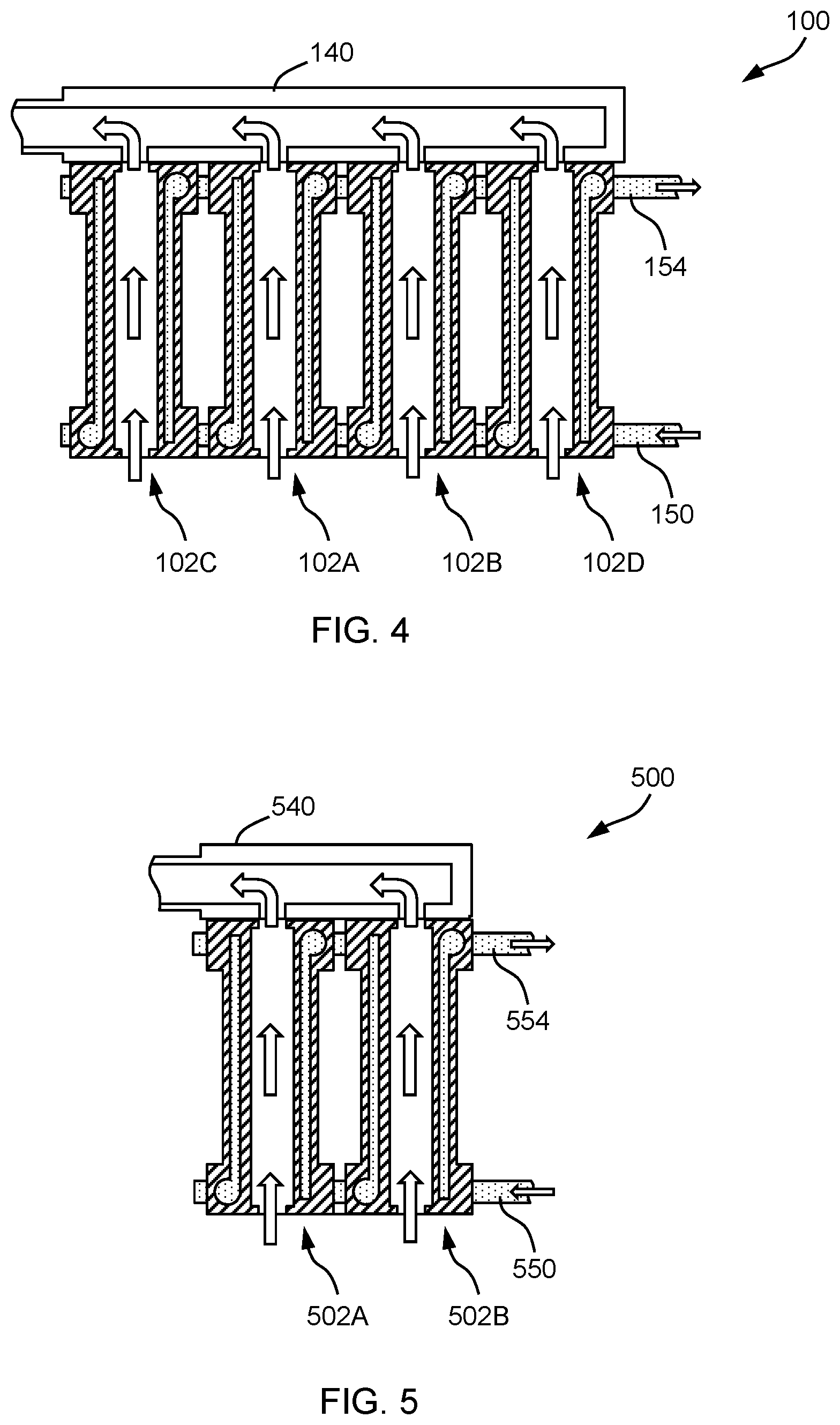 Patent US12092017 Figure 4 – Fluid-cooled manifolds and engine systems