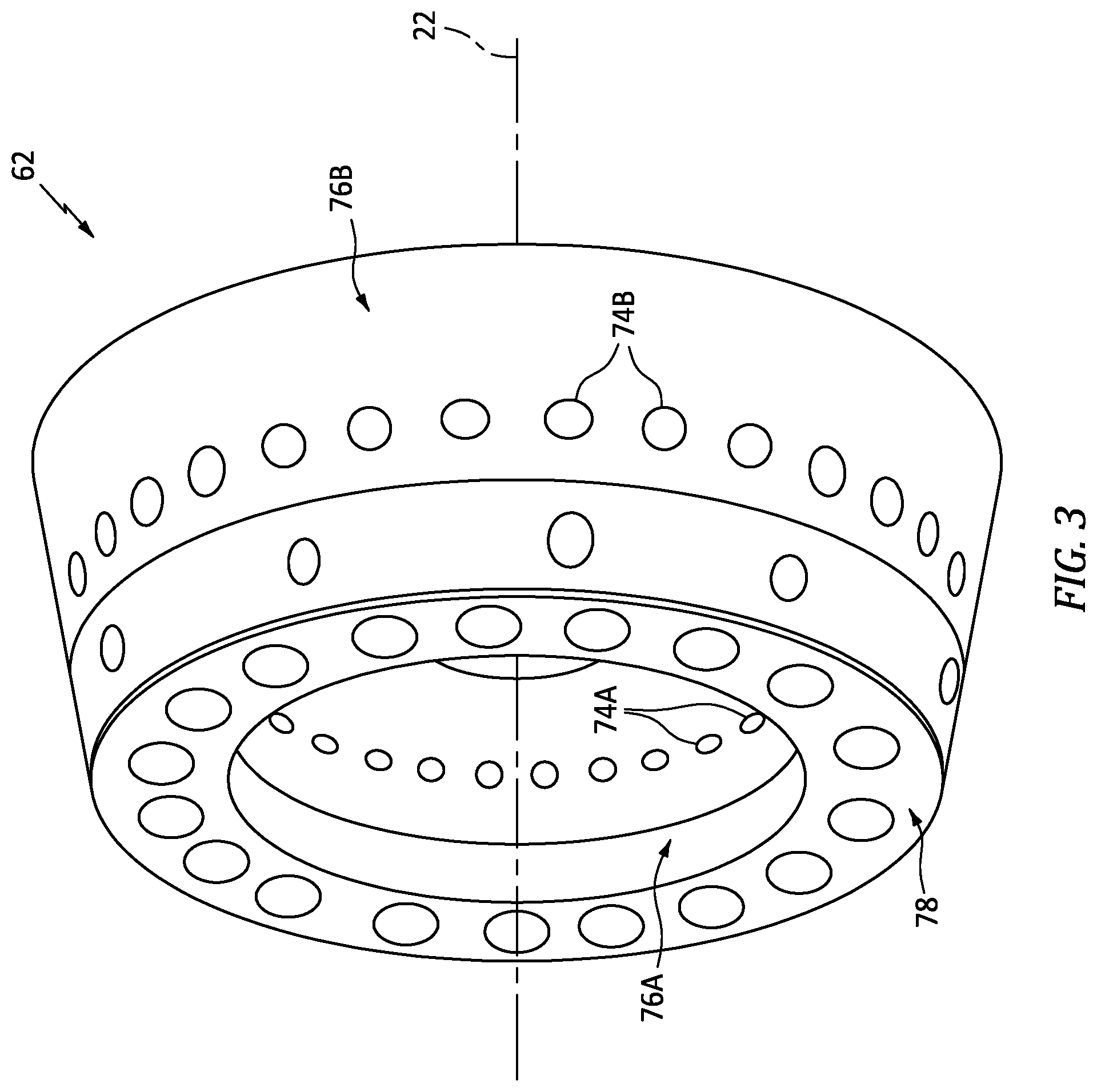 Patent US12092023 Figure 3 – Steam cooling turbine engine combustor wall