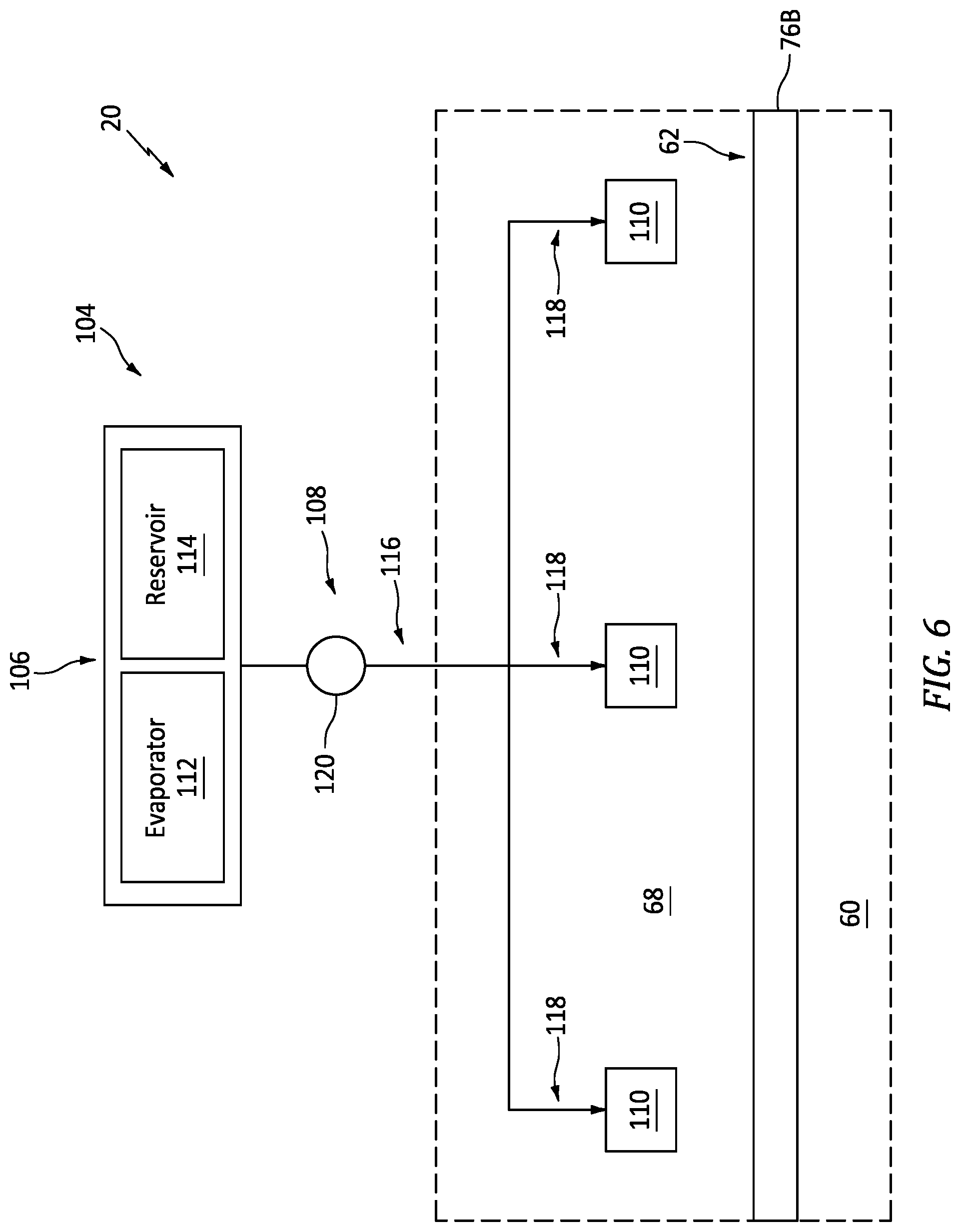Patent US12092023 Figure 6 – Steam cooling turbine engine combustor wall