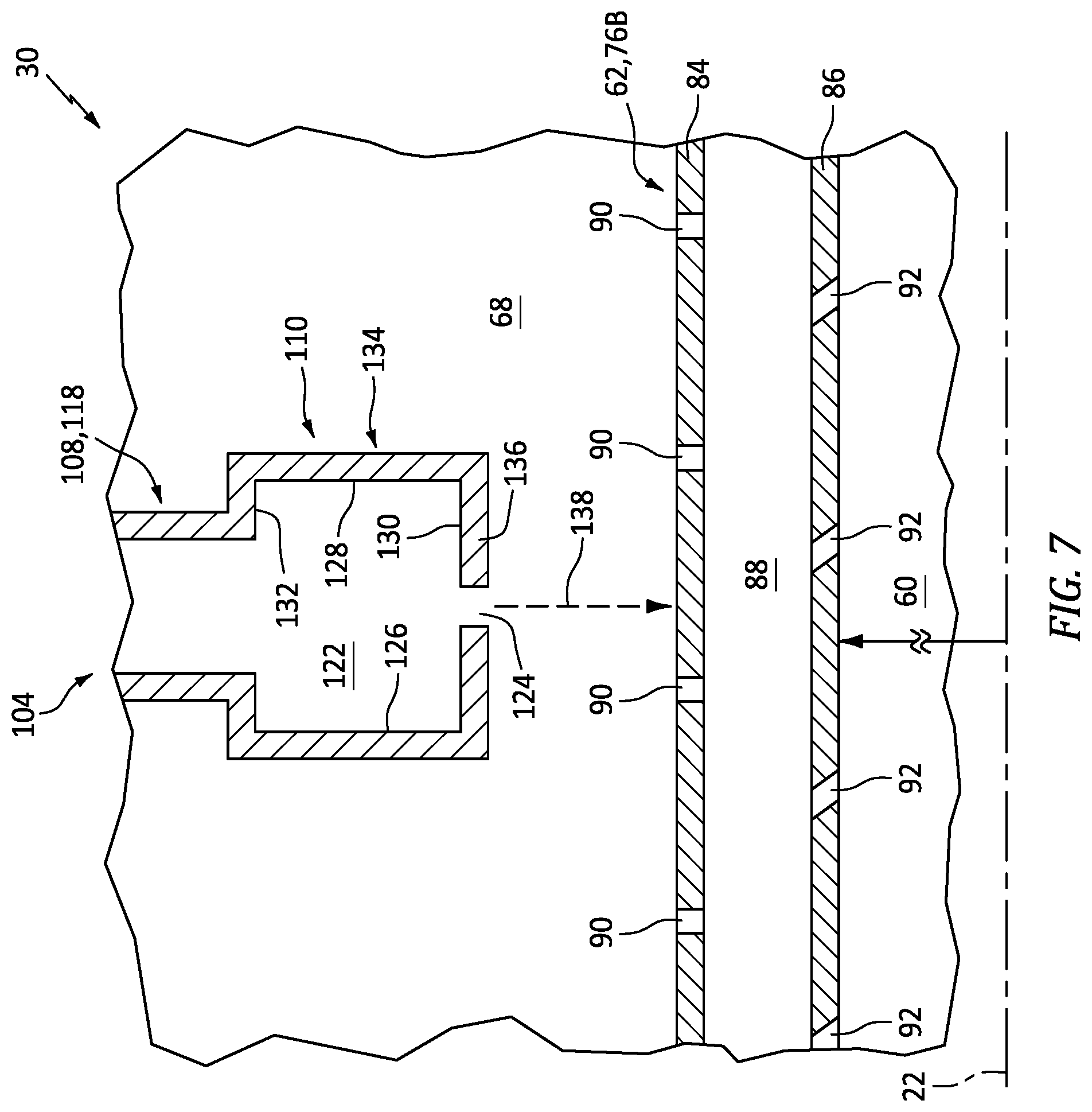 Patent US12092023 Figure 7 – Steam cooling turbine engine combustor wall