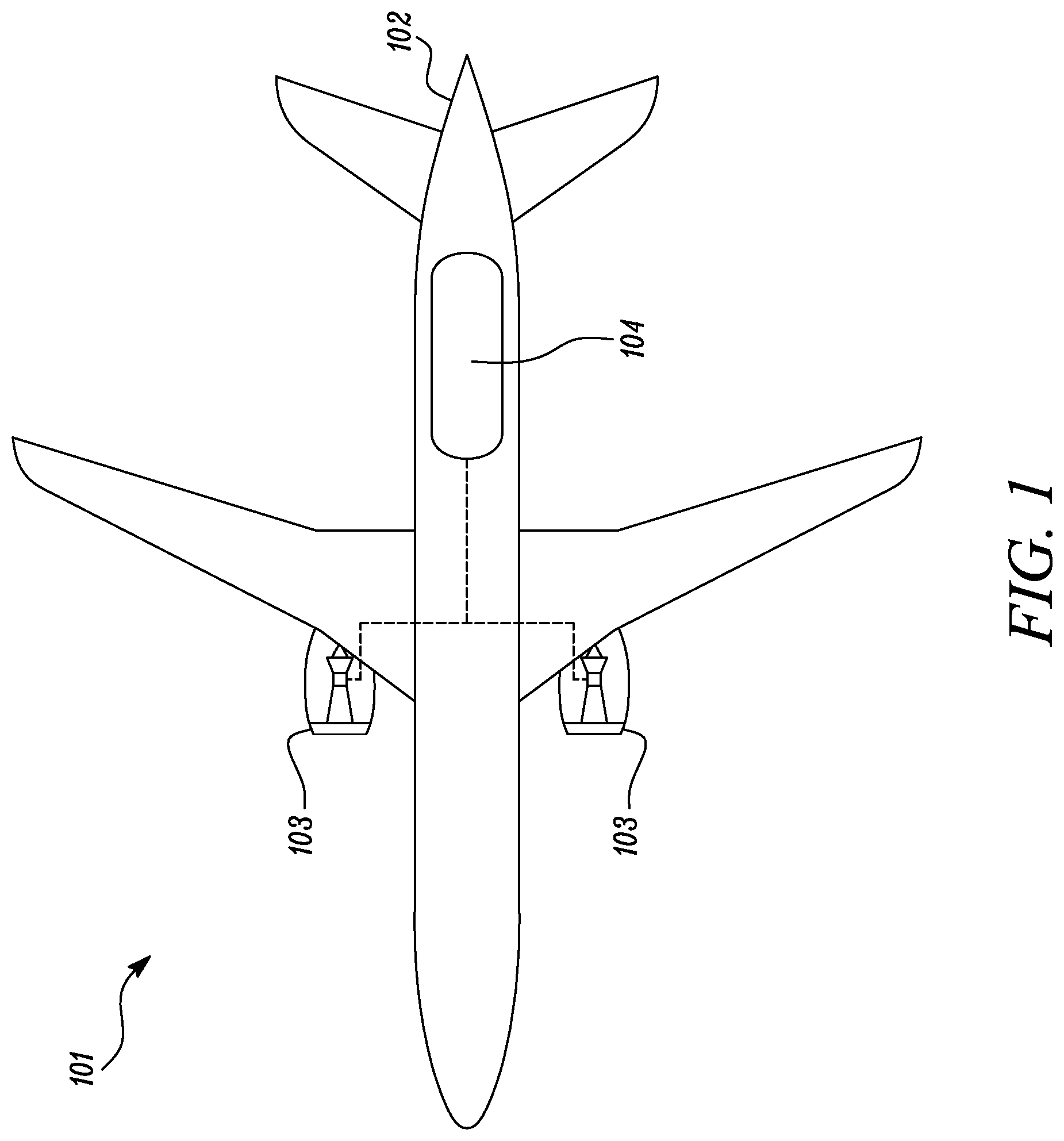 Patent US12092024 Figure 1 – Gas turbine engine