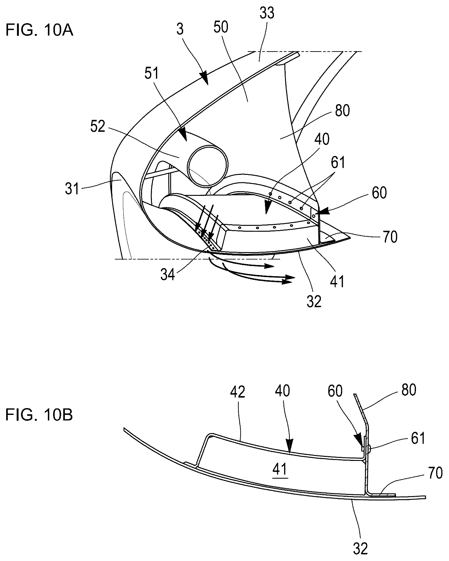 Patent US12092026 Figure 7 – Nacelle air intake and nacelle comprising such an air intake