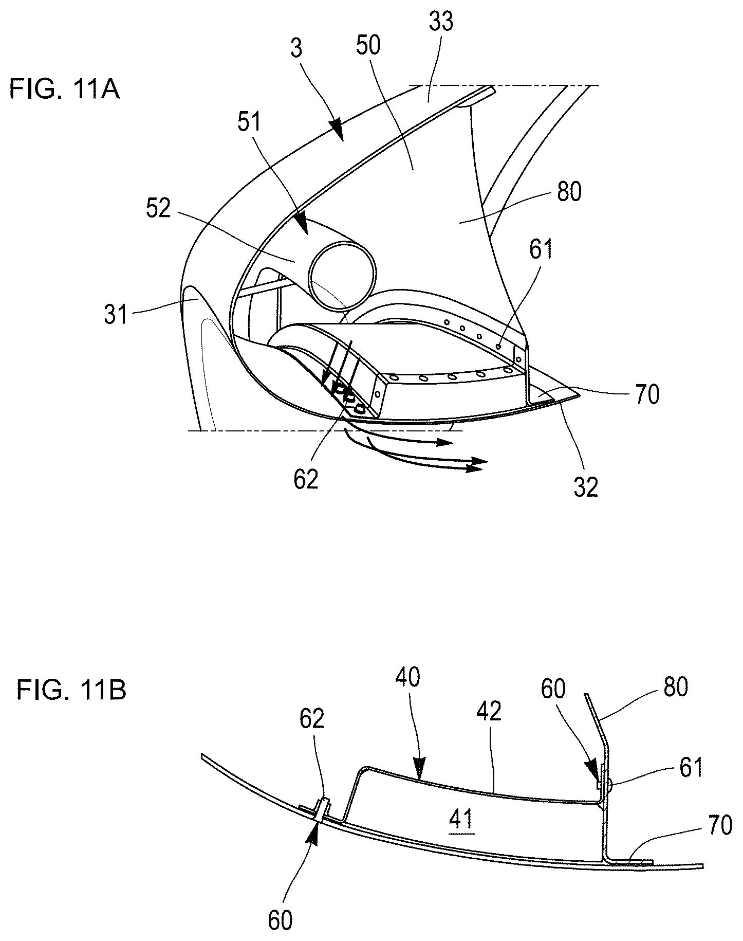 Patent US12092026 Figure 8 – Nacelle air intake and nacelle comprising such an air intake